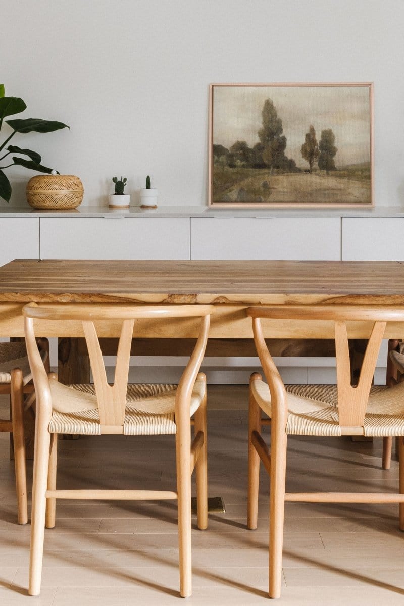 OLEKA CANVAS - PASTURE, Oeuvre sur toile étirée, encadré Naturel Clair