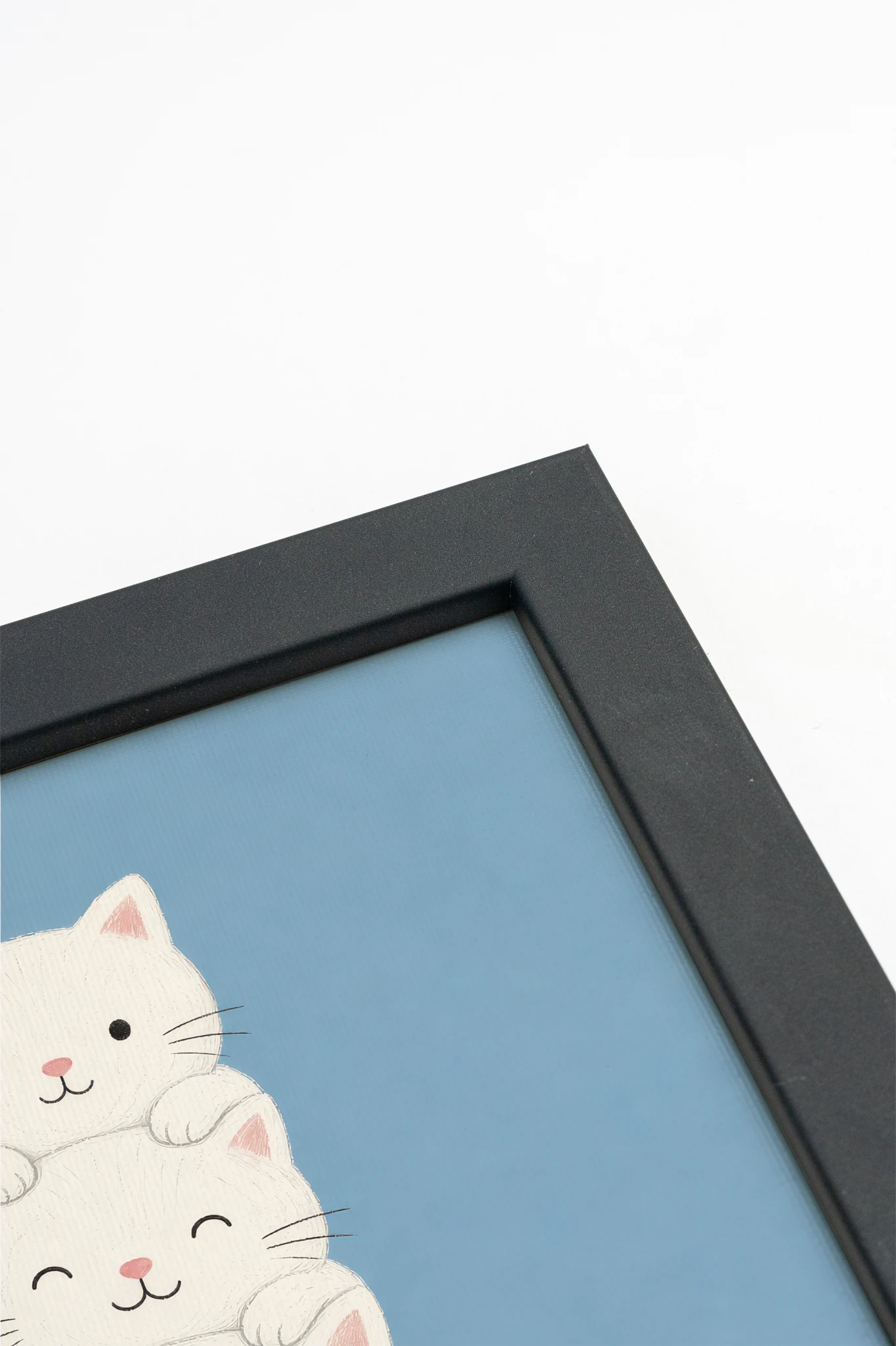 KITTY TOWER, Oeuvre sur toile rigide, encadré Noir