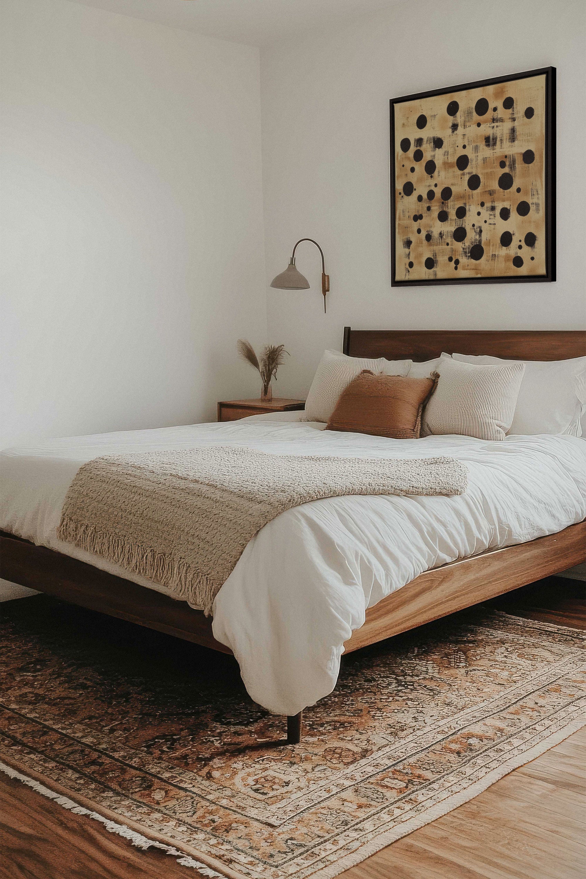 OLEKA CANVAS - EARTHLY CONSTELLATION, Oeuvre sur toile étirée, encadré Noir