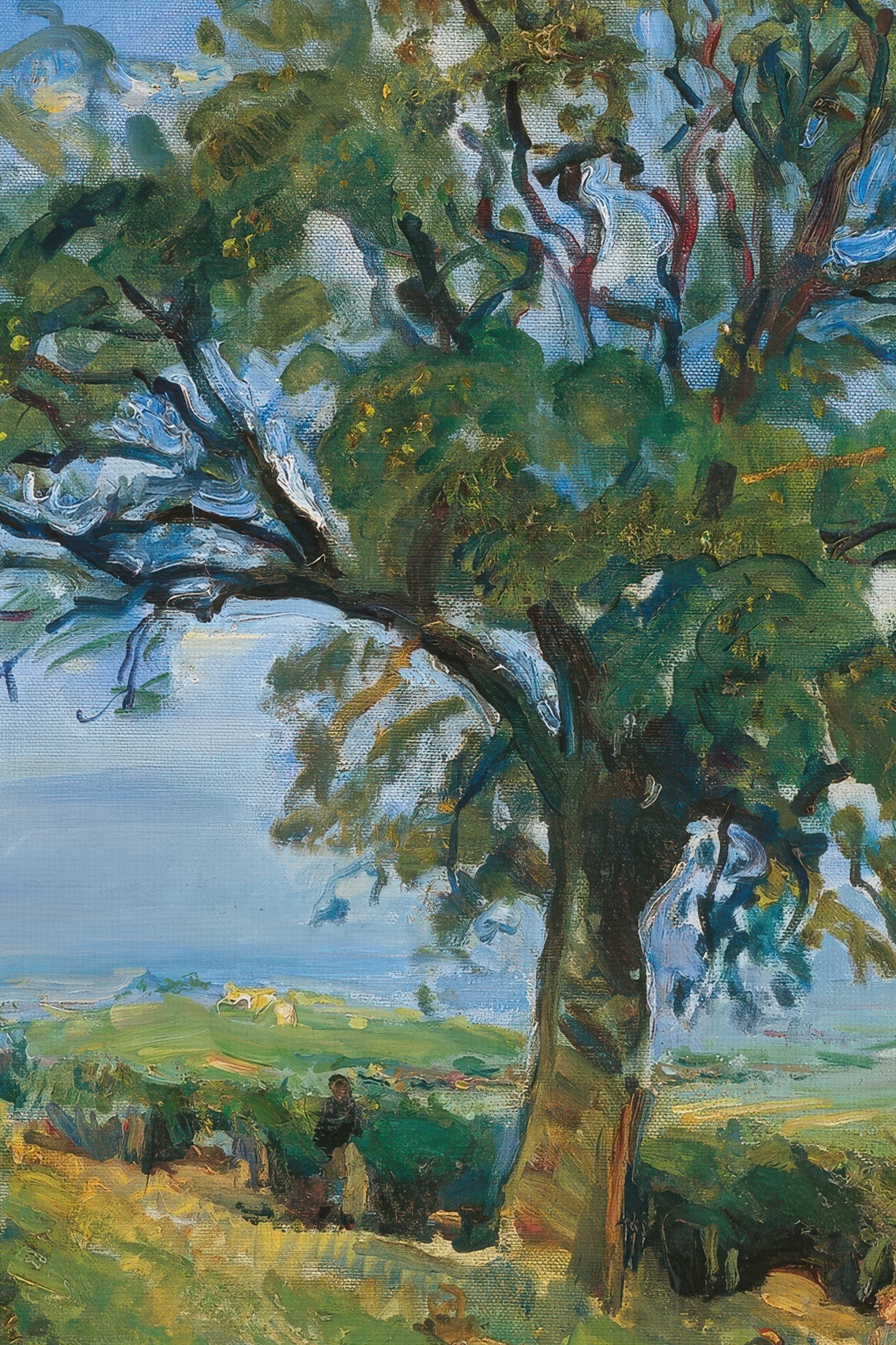 ESCAPADE JOYEUSE, Artwork on rigid canvas, framed in Vintage Gold