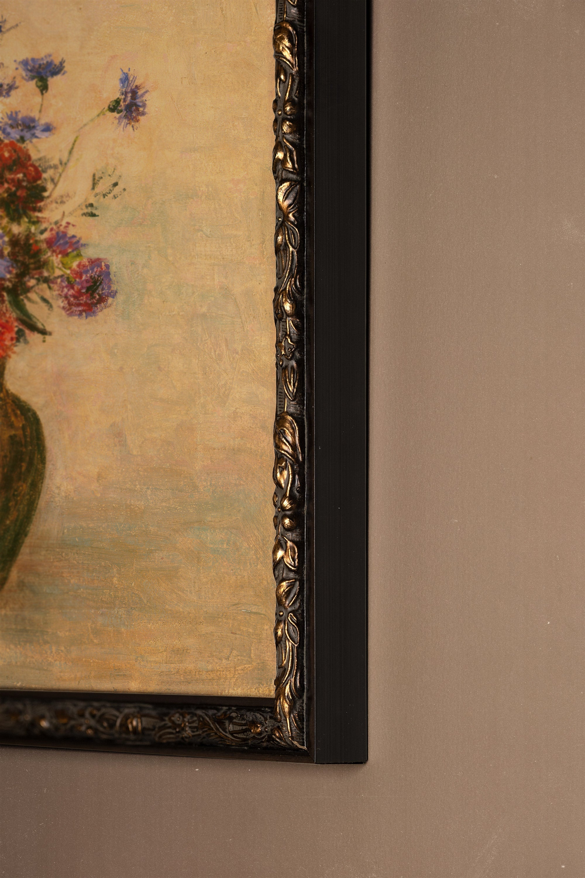 PARFUM DU PASSÉ, Artwork on rigid canvas, framed in Vintage Bronze