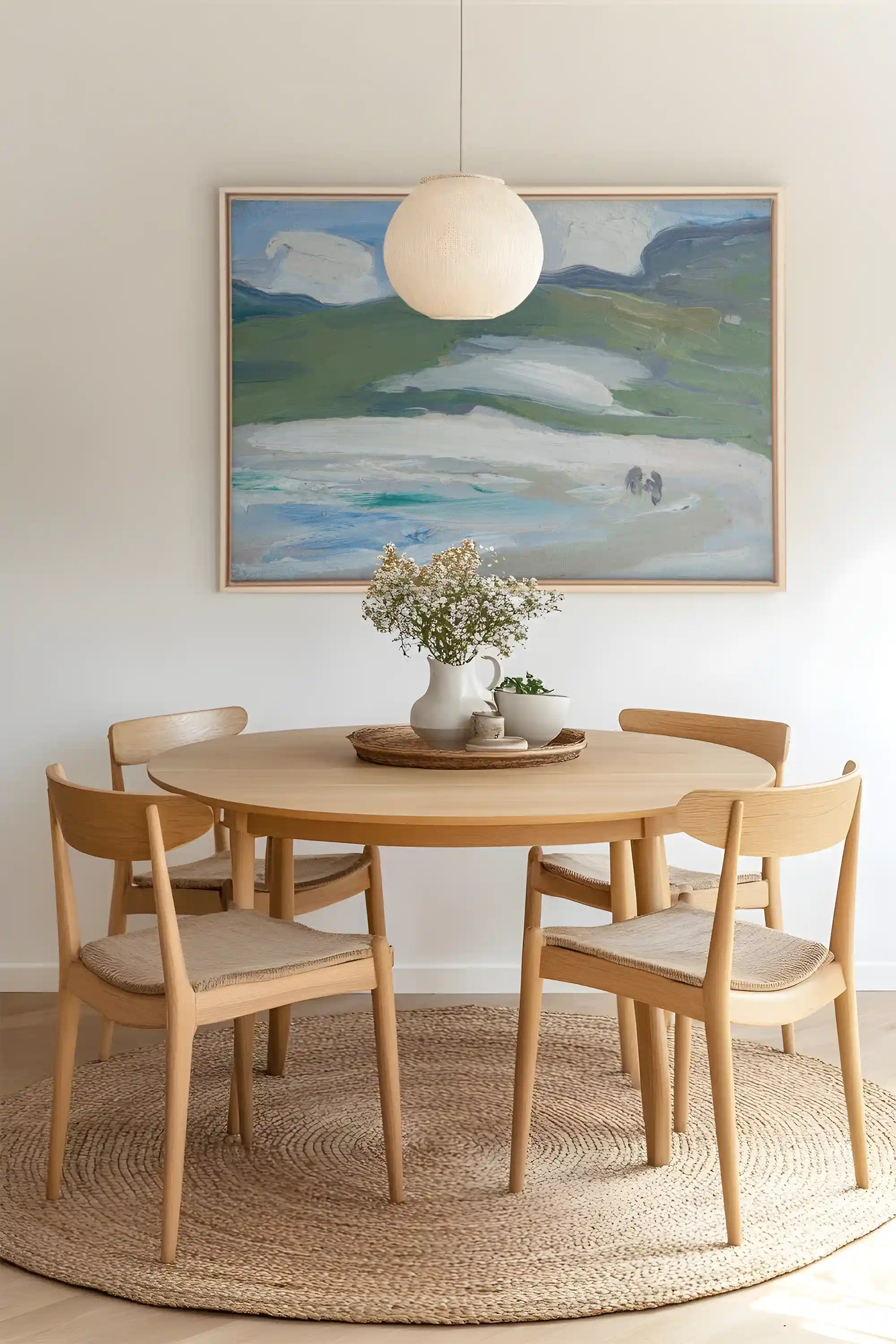 RIVERLIGHT, Oeuvre sur toile étirée, encadré Naturel Clair