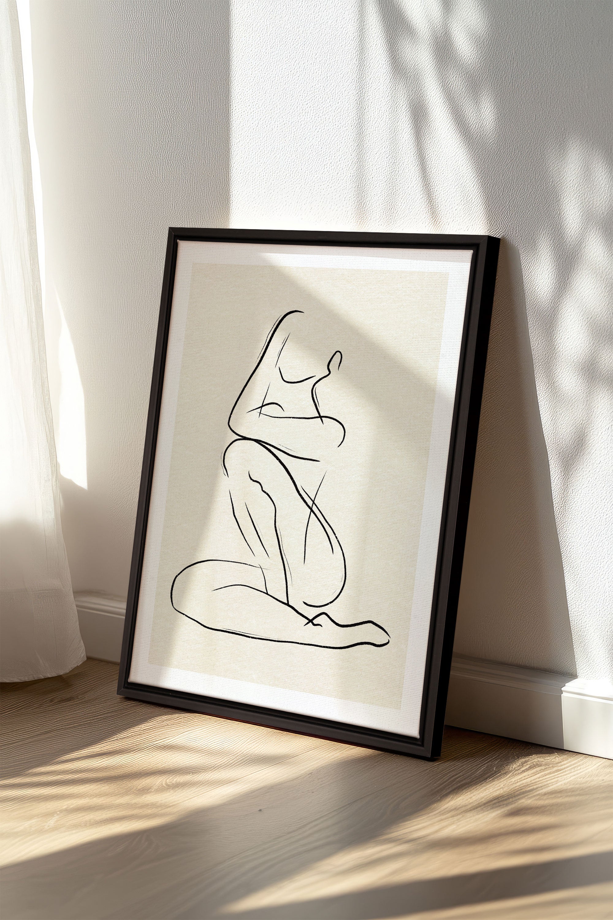 OLEKA CANVAS - GESTURE OF PEACE, Oeuvre sur toile étirée, encadré Noir