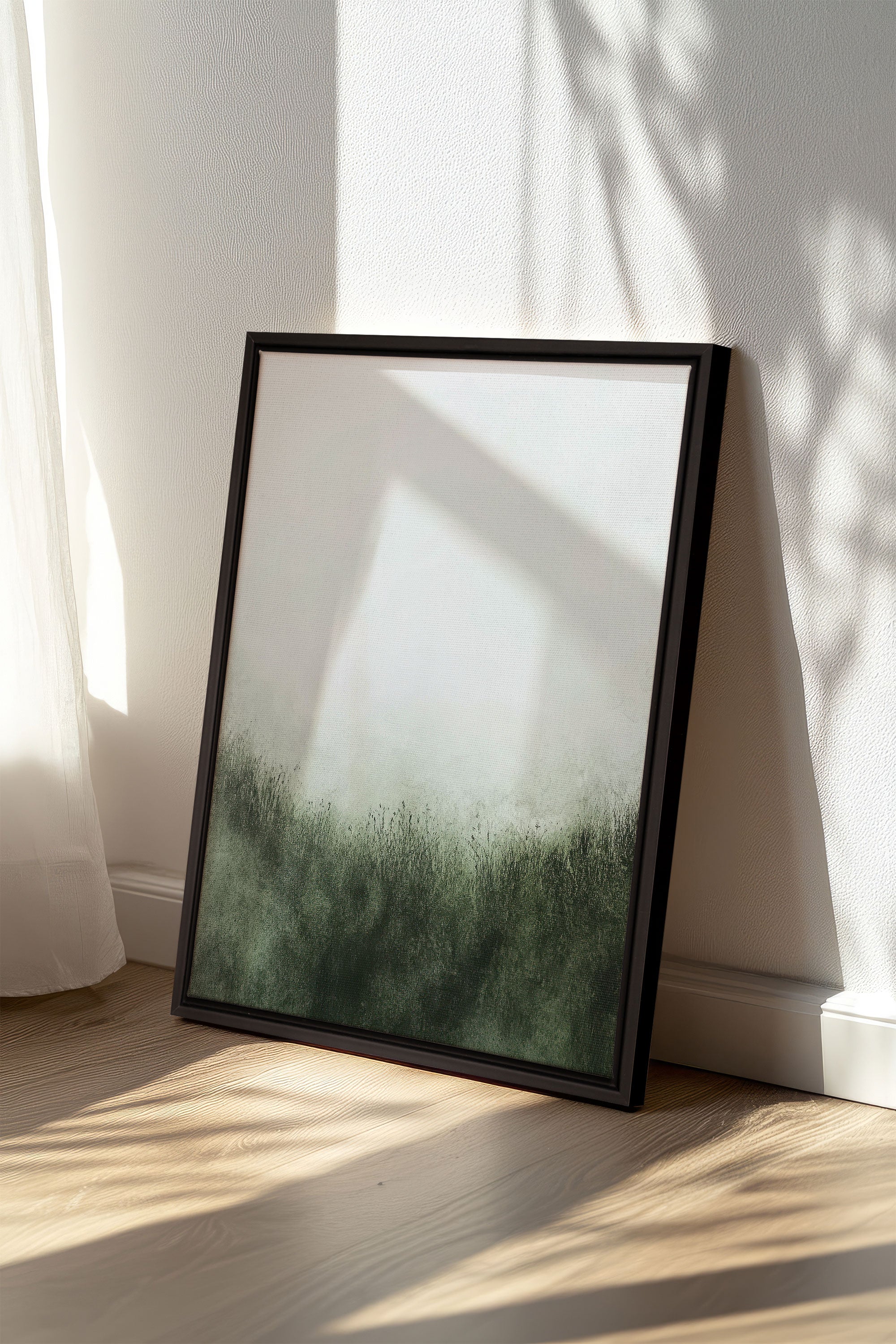 OLEKA CANVAS - FOREST HAZE, Oeuvre sur toile étirée, encadré Noir