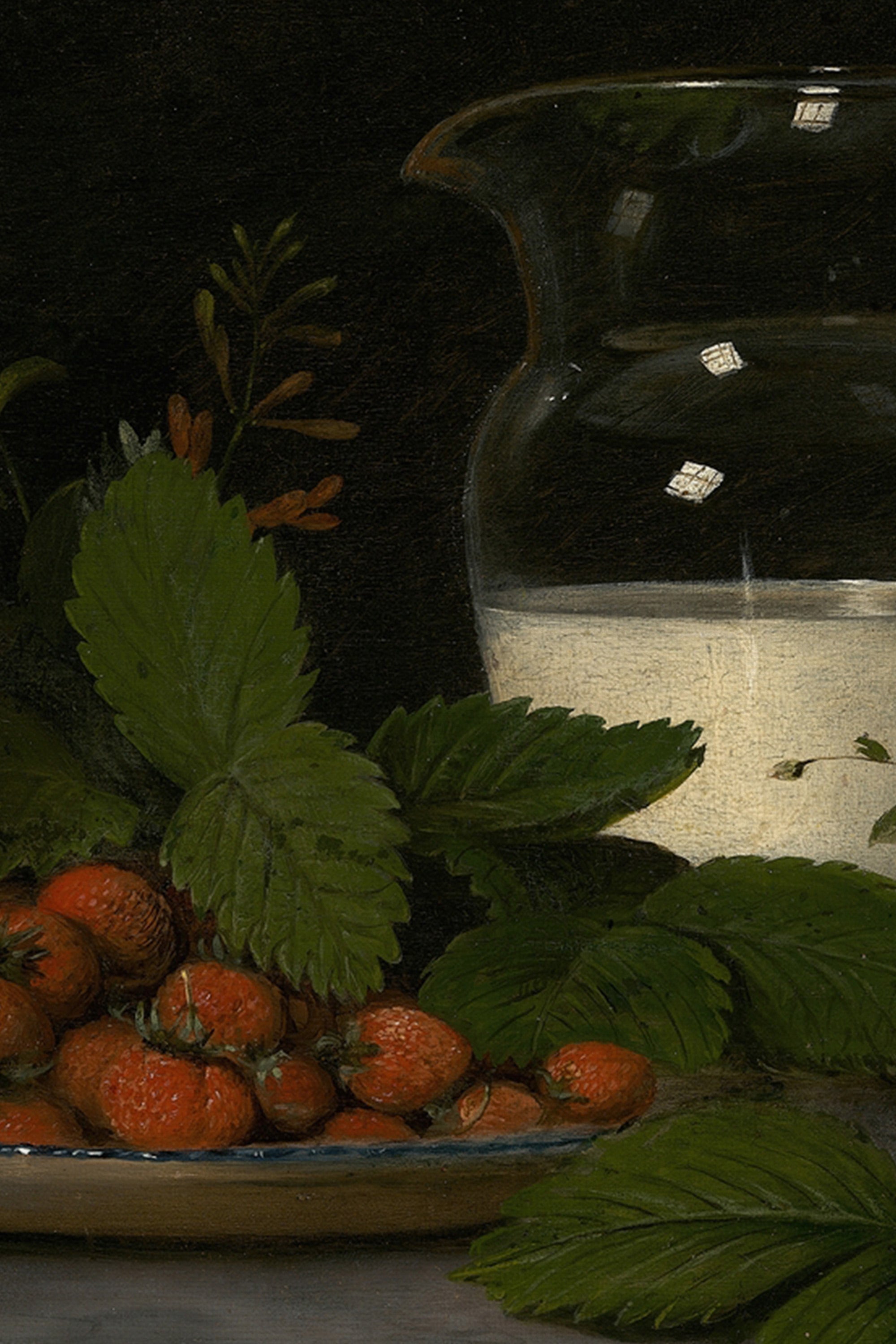 DOUCEURS CHAMPÊTRES, Artwork on rigid canvas, framed in Vintage Gold