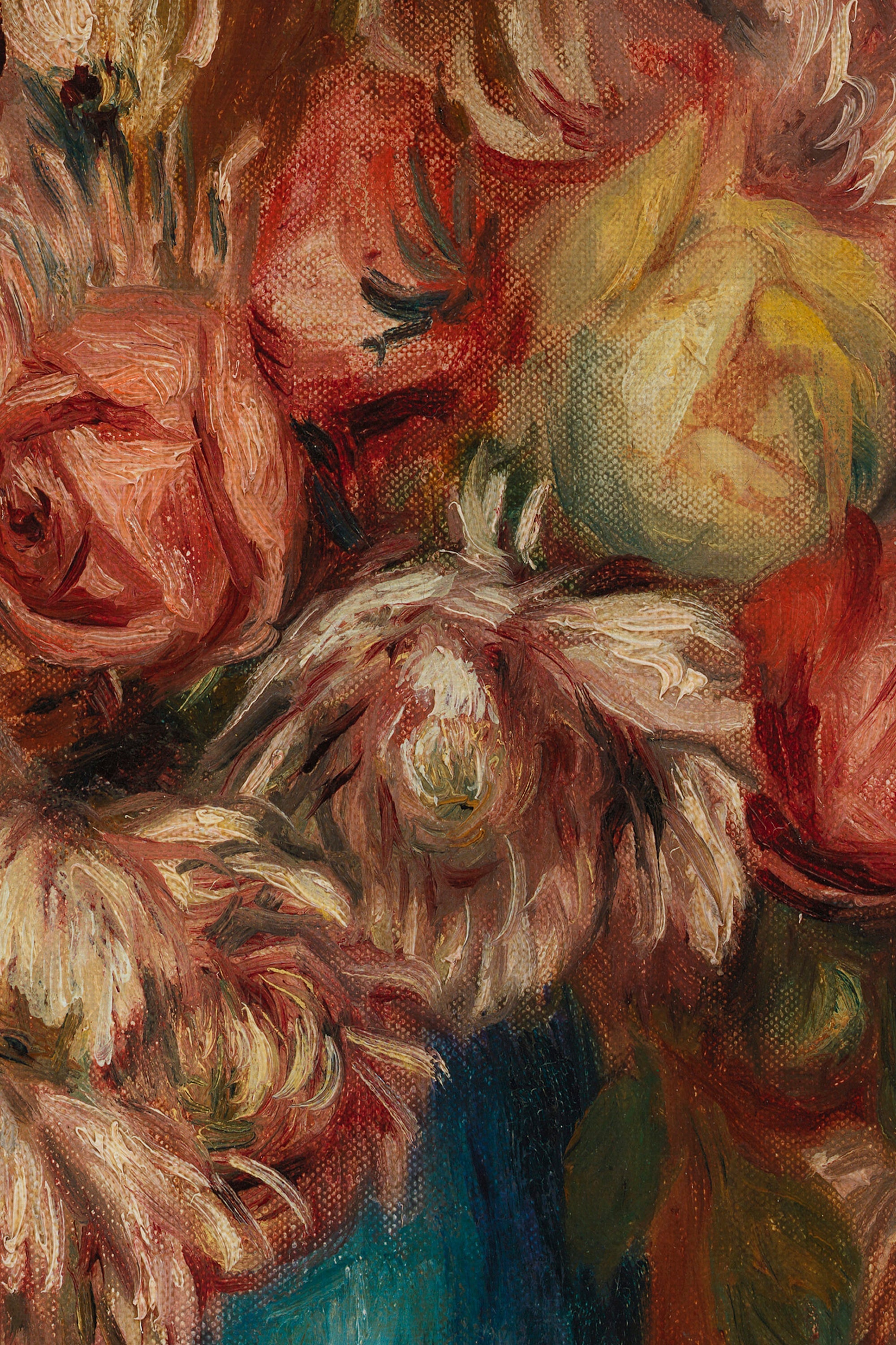 BOUQUET DE LUMIÈRE, Oeuvre sur toile rigide, encadré Vintage Bronze