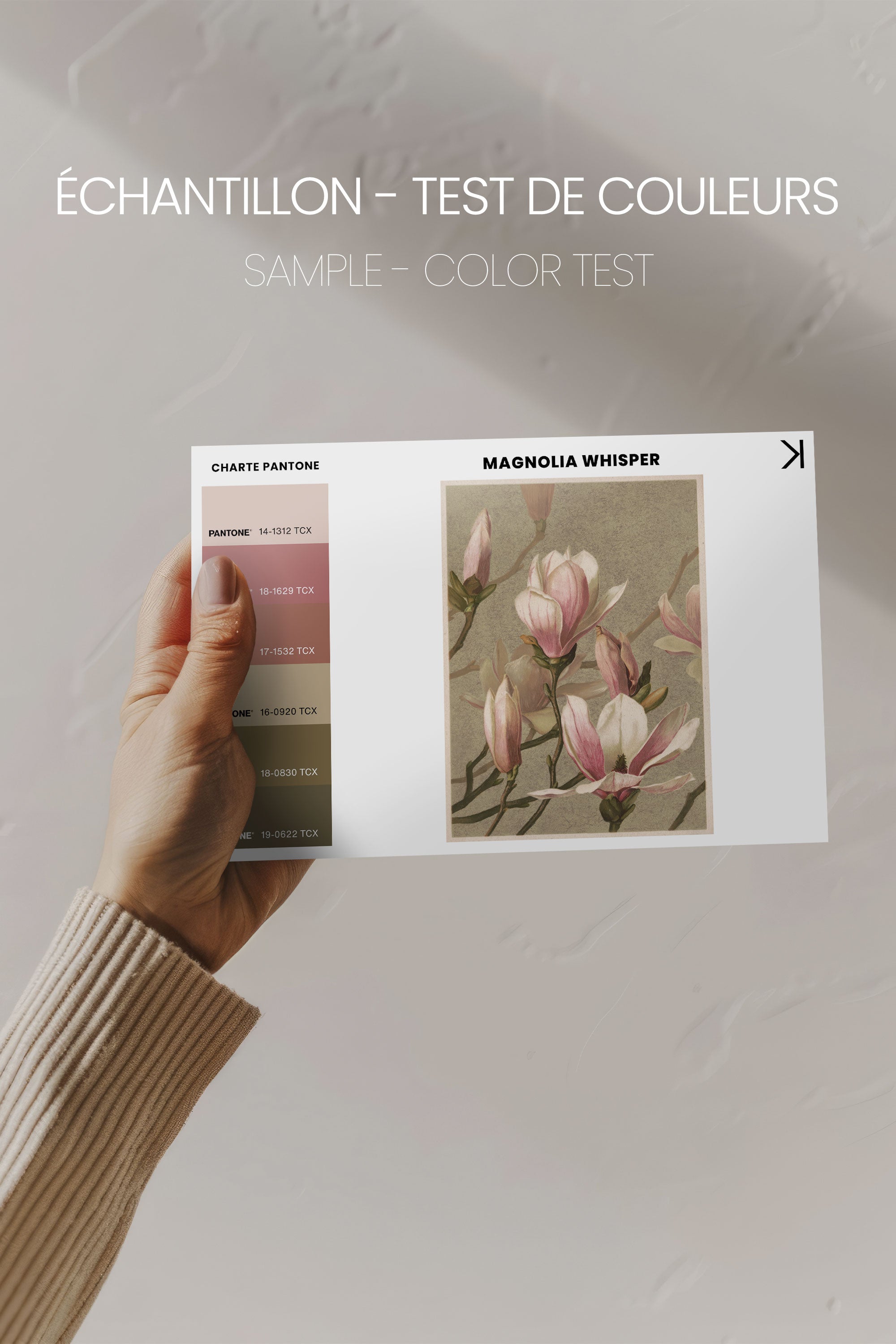 MAGNOLIA WHISPER, Artwork on stretched canvas, framed Natural Light