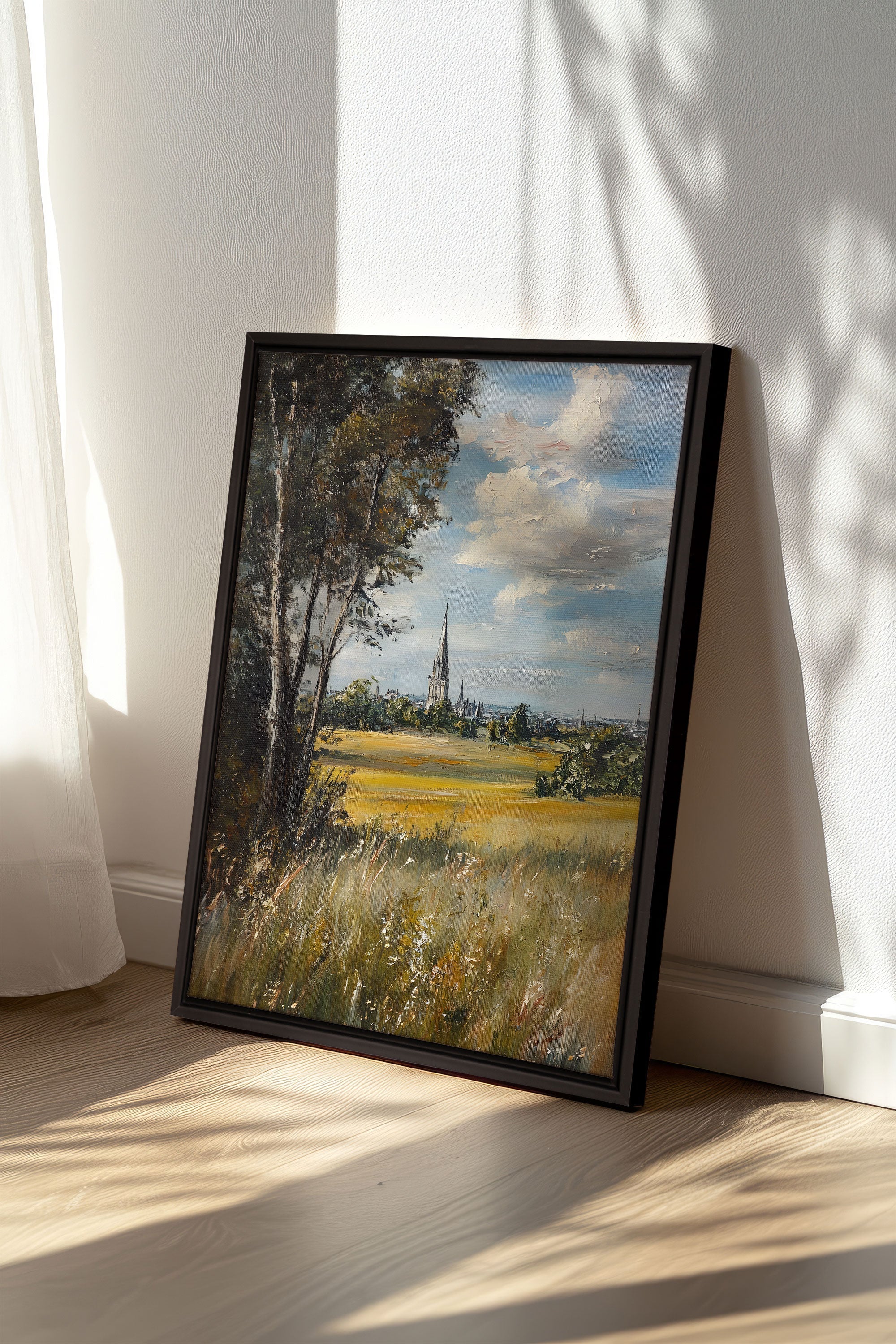 OLEKA CANVAS - SACRED MEADOWS, Oeuvre sur toile étirée, encadré Noir