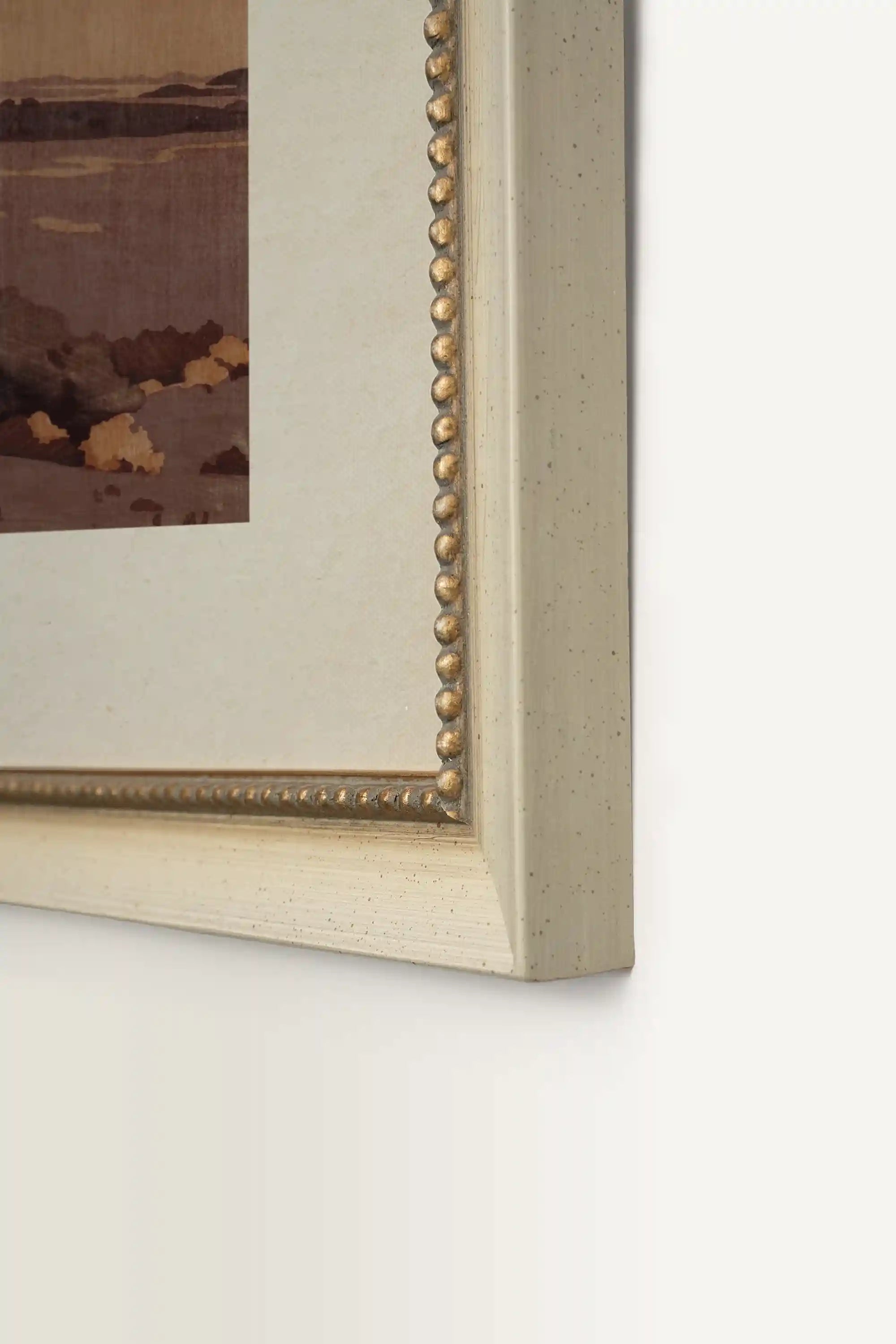 BROWNSTONE BAY, Work on canvas, framed signature Atelier Dansereau