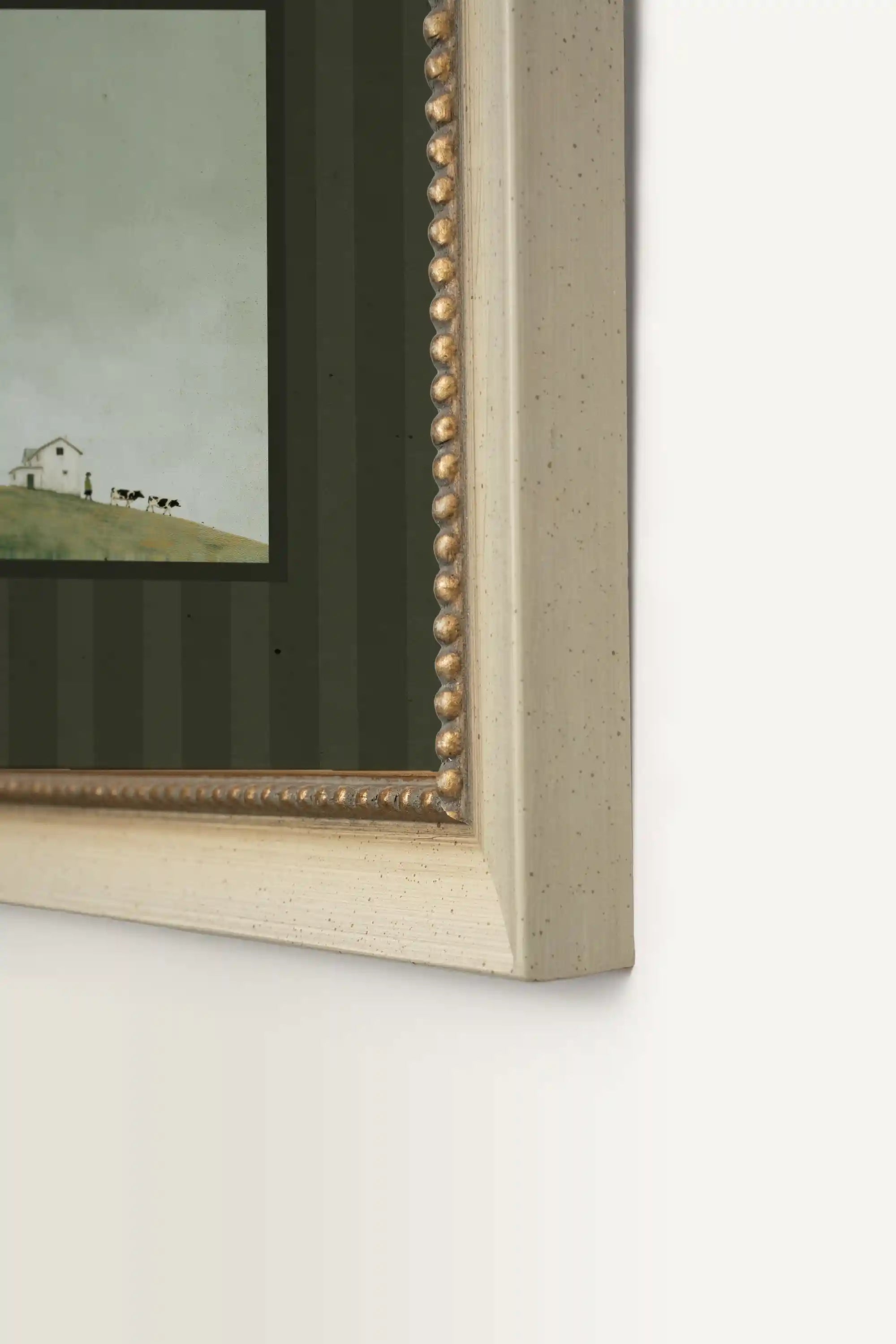 CLOUDWASHED FIELDS, Oeuvre sur toile rigide, encadré signature Atelier Dansereau