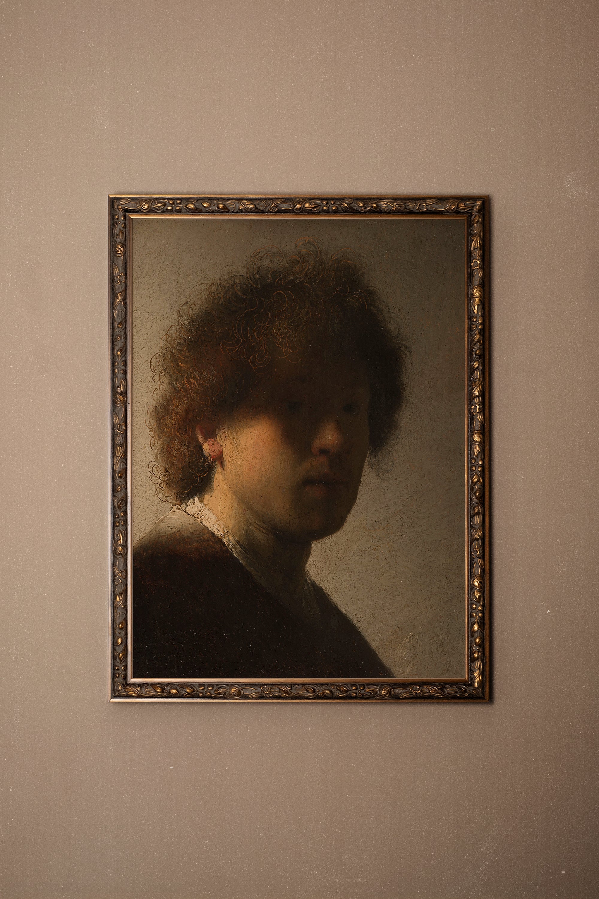 MURMURE DE LUMIÈRE, Artwork on rigid canvas, framed in Vintage Bronze