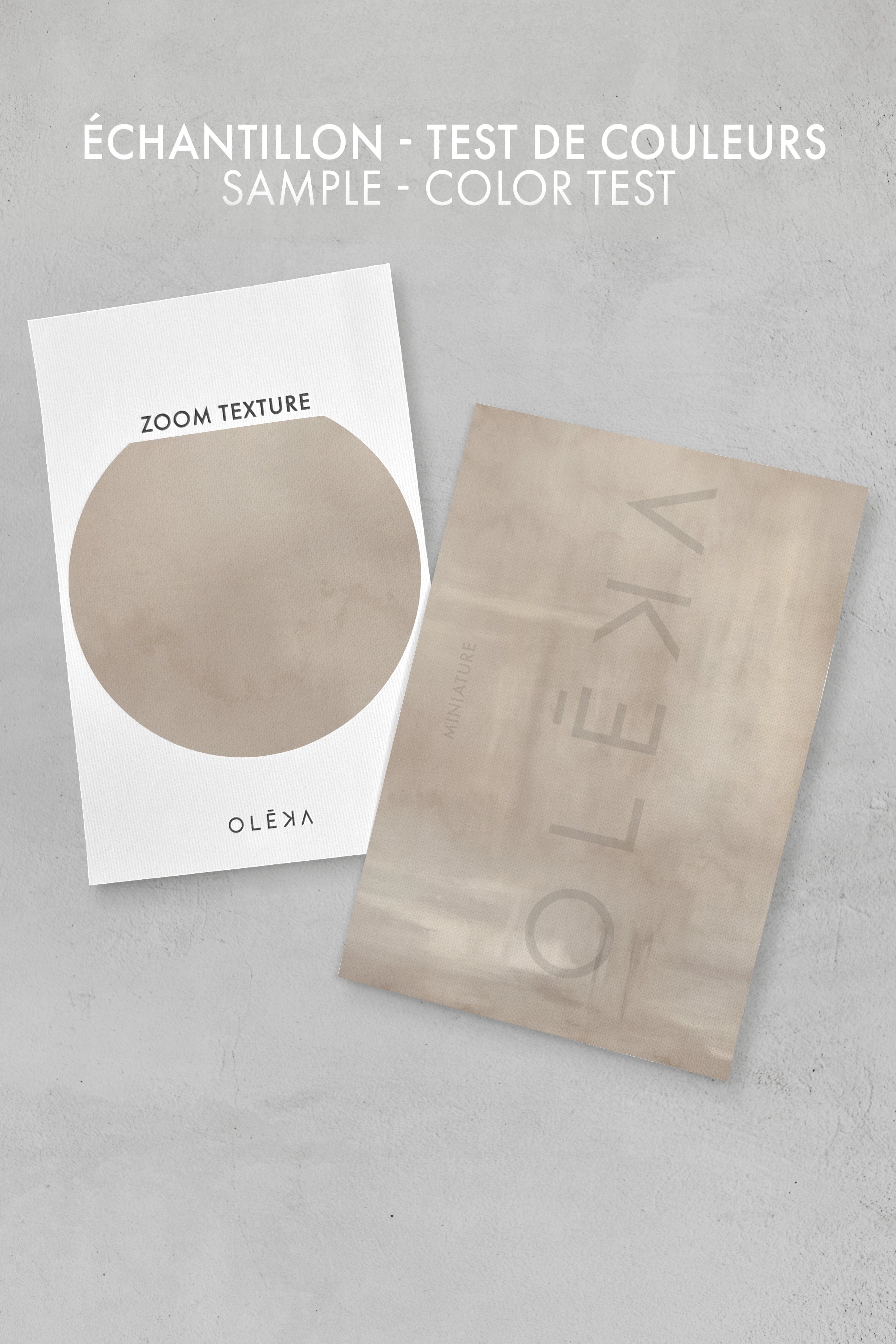 OLEKA CANVAS - ILLUMI, Oeuvre sur toile étirée, encadré Brun Chêne