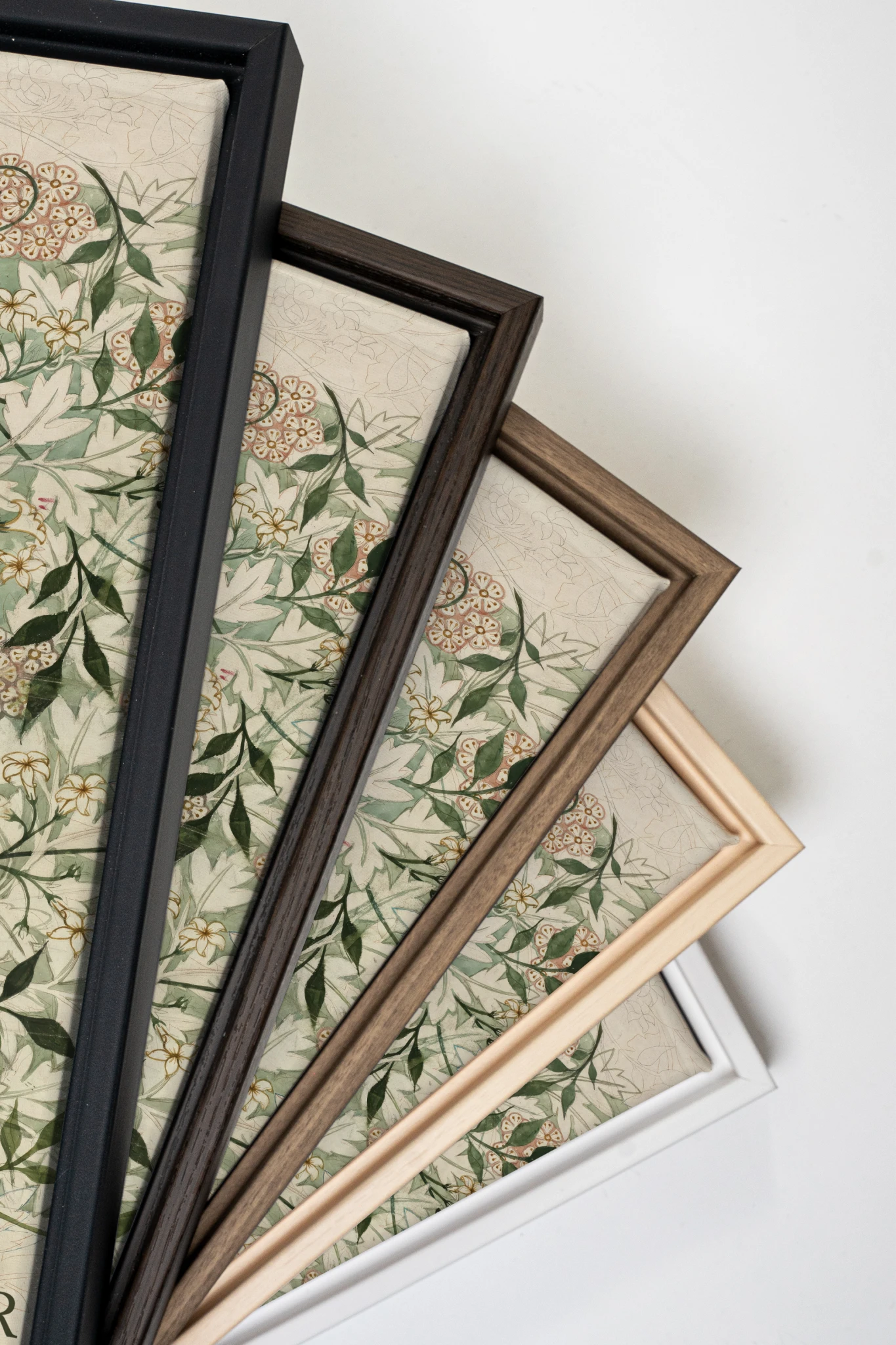 MORRIS GARDEN, Oeuvre sur toile étirée, encadré Blanc