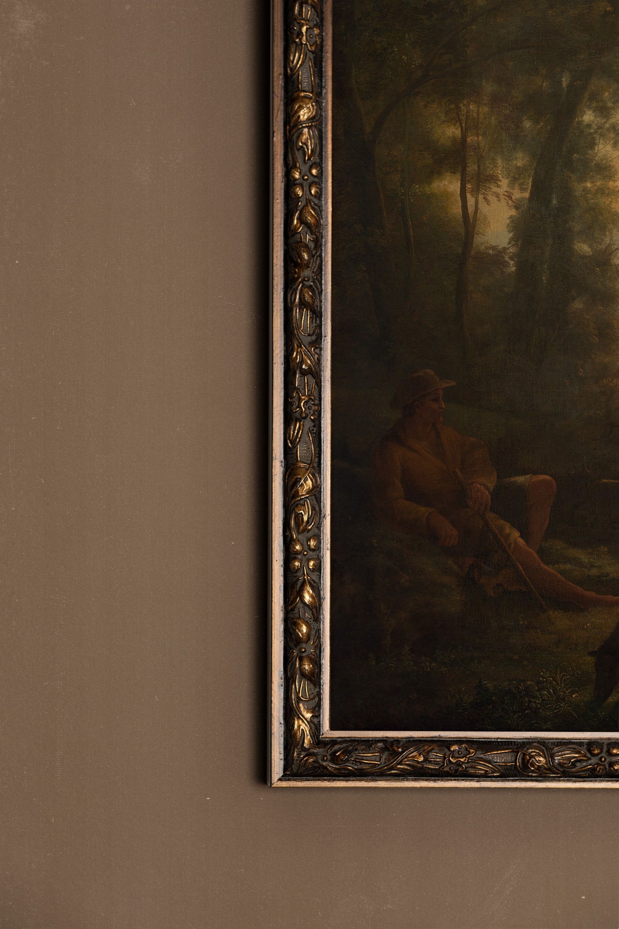 TEINTES DU SOUVENIRS, Artwork on rigid canvas, framed in Vintage Bronze