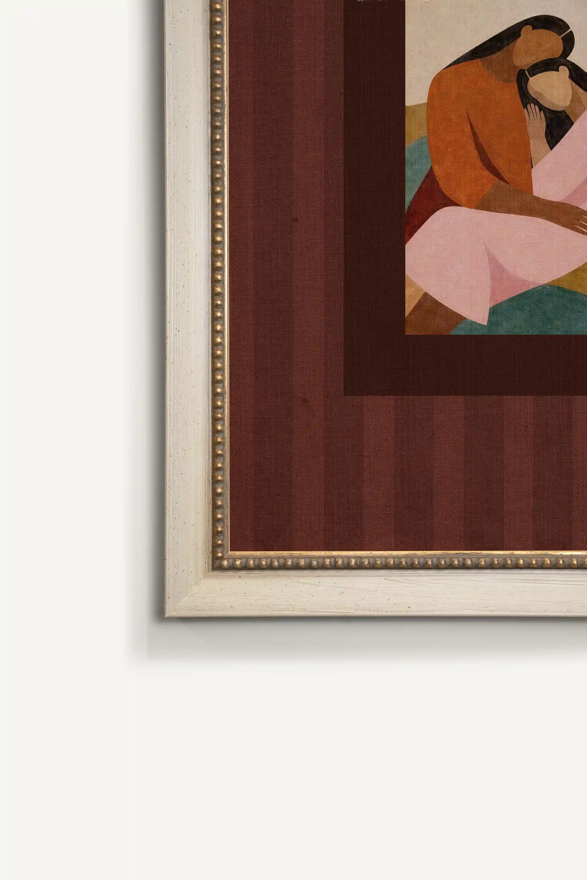 IN YOUR ARMS, Oeuvre sur toile rigide, encadré signature Atelier Dansereau