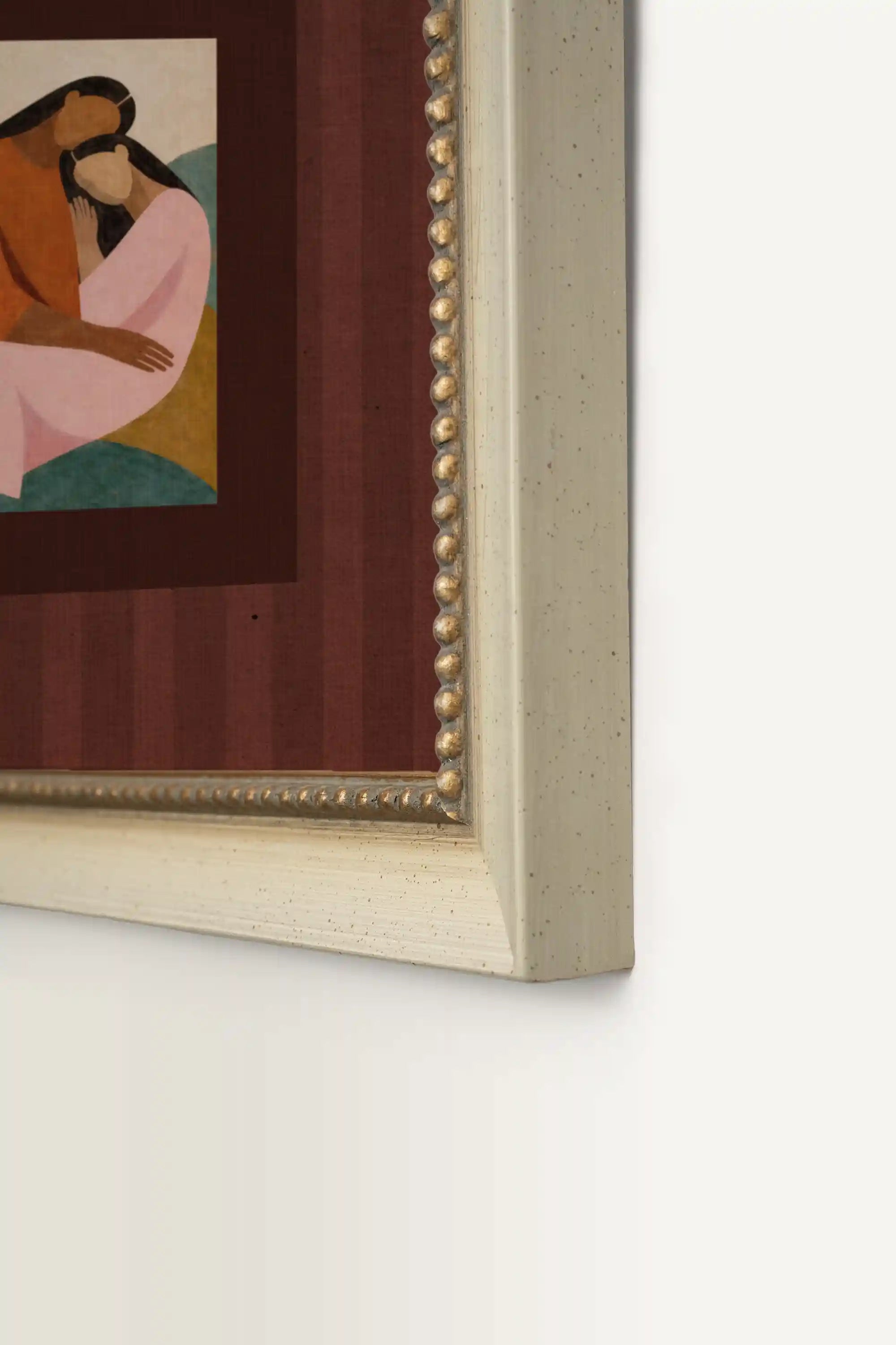 IN YOUR ARMS, Oeuvre sur toile rigide, encadré signature Atelier Dansereau