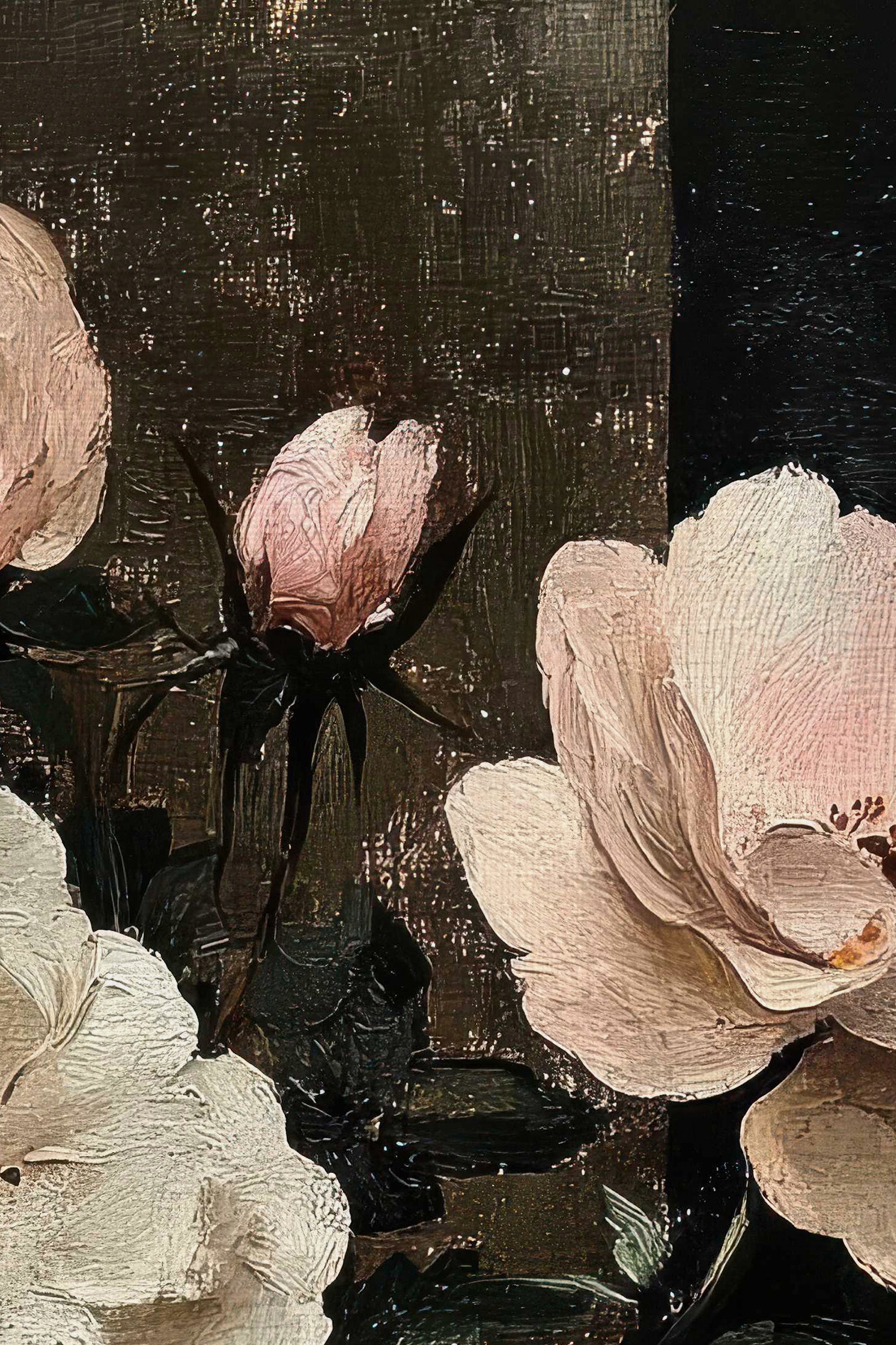 SOUFFLE BAROQUE, Artwork on rigid canvas, framed in Vintage Bronze