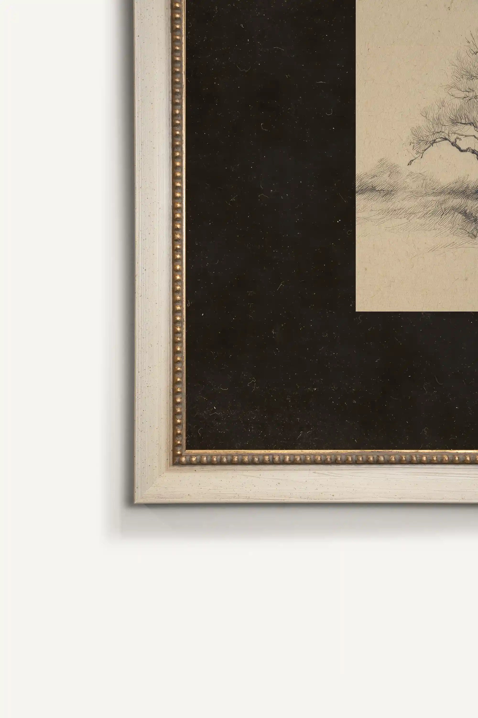 THE RESTING SWAN, Oeuvre sur toile rigide, encadré signature Atelier Dansereau