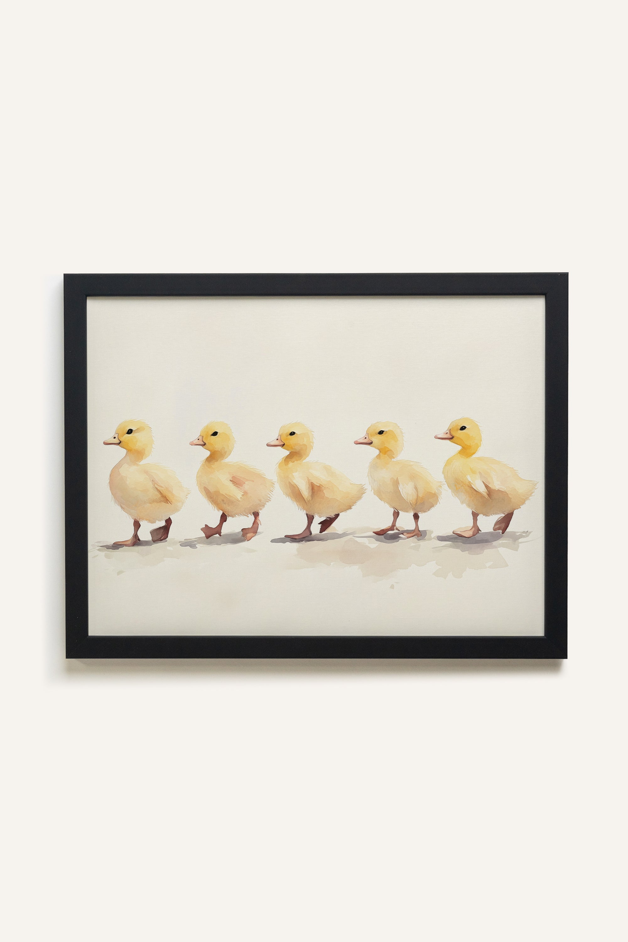 PETITE MARCHÉE, Artwork on rigid canvas, framed in black