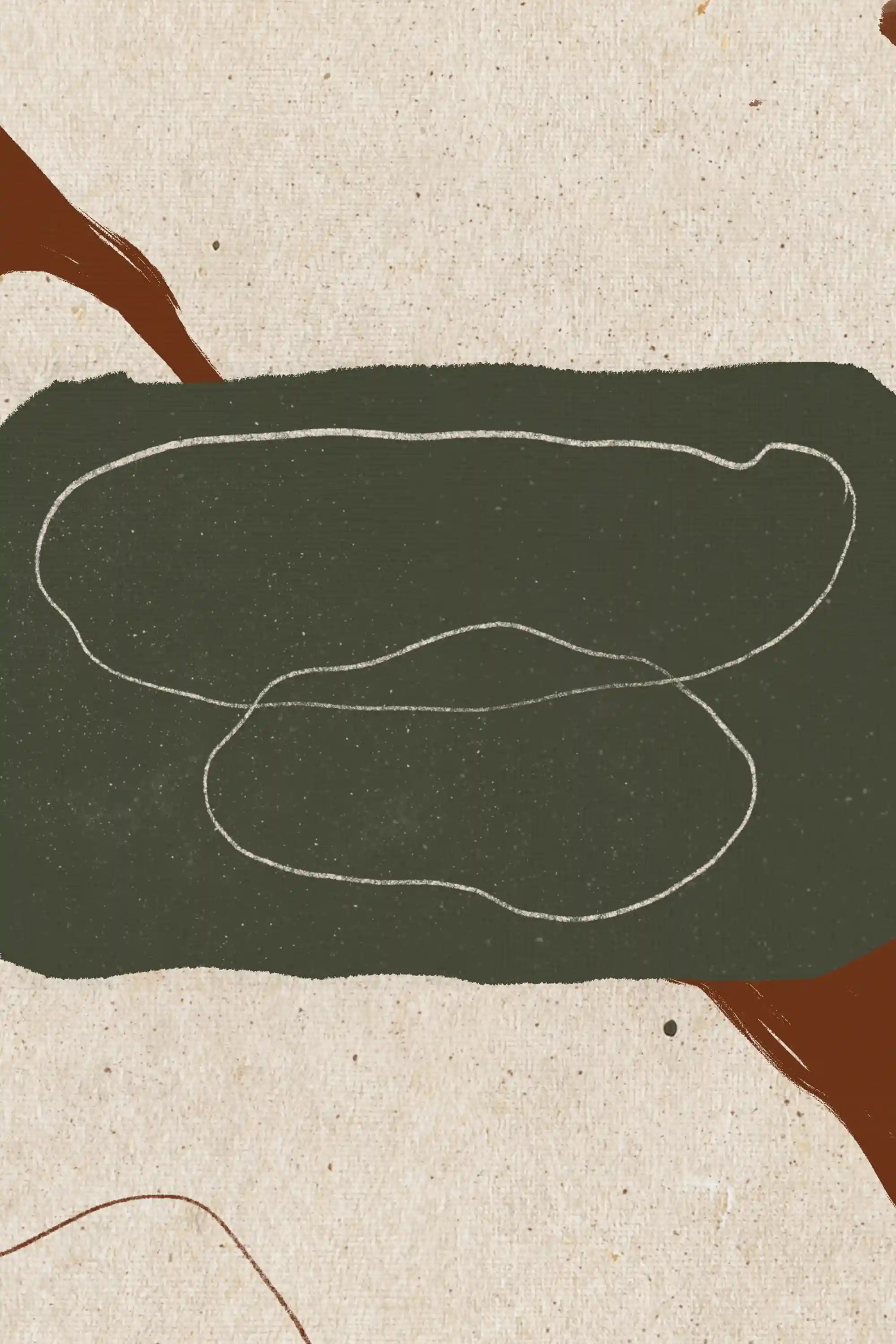 FORCES SILENCIEUSE, Oeuvre sur toile rigide, encadré Vintage Or