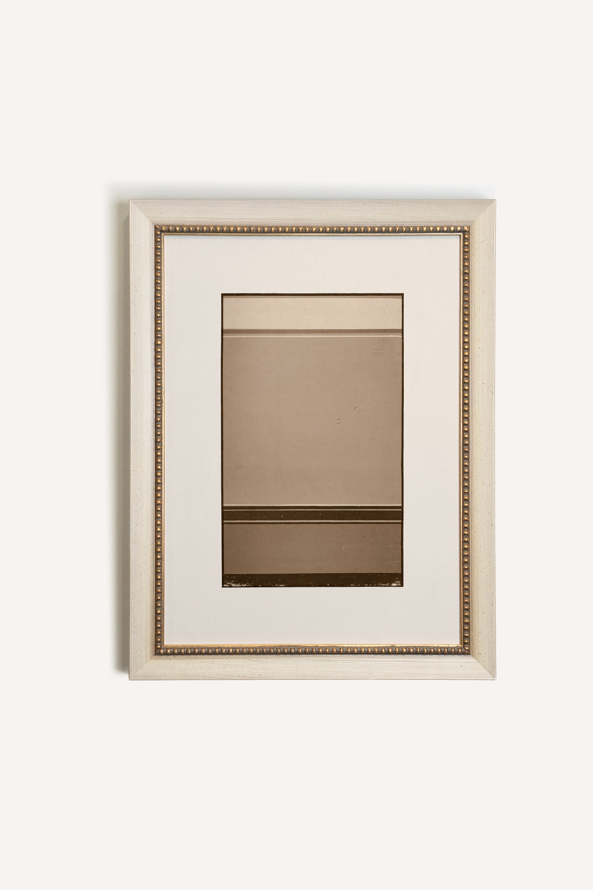 DUST LINES, Work on canvas, framed signature Atelier Dansereau