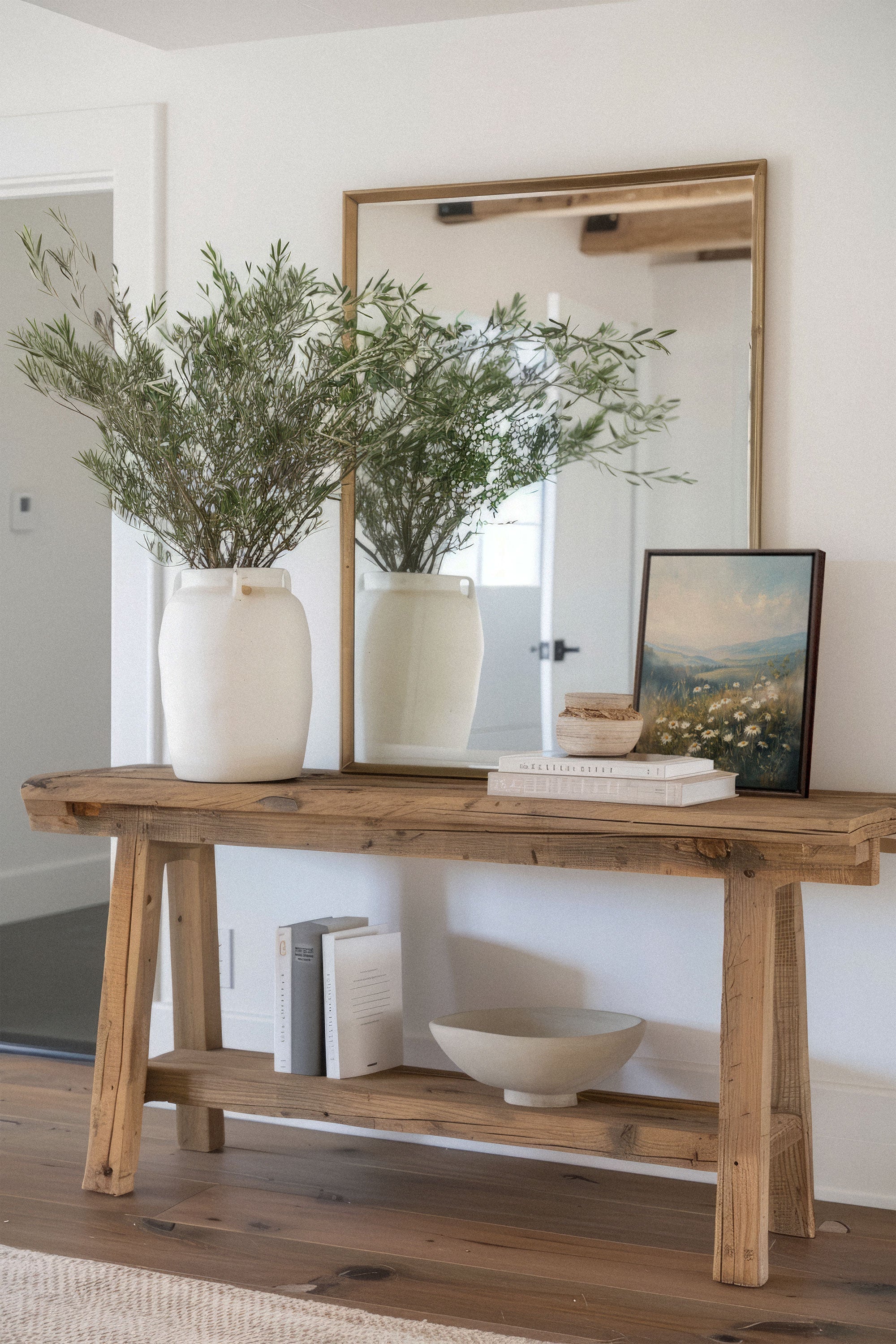 OLEKA CANVAS - HILLSIDE HARMONY, Oeuvre sur toile étirée, encadré Noir