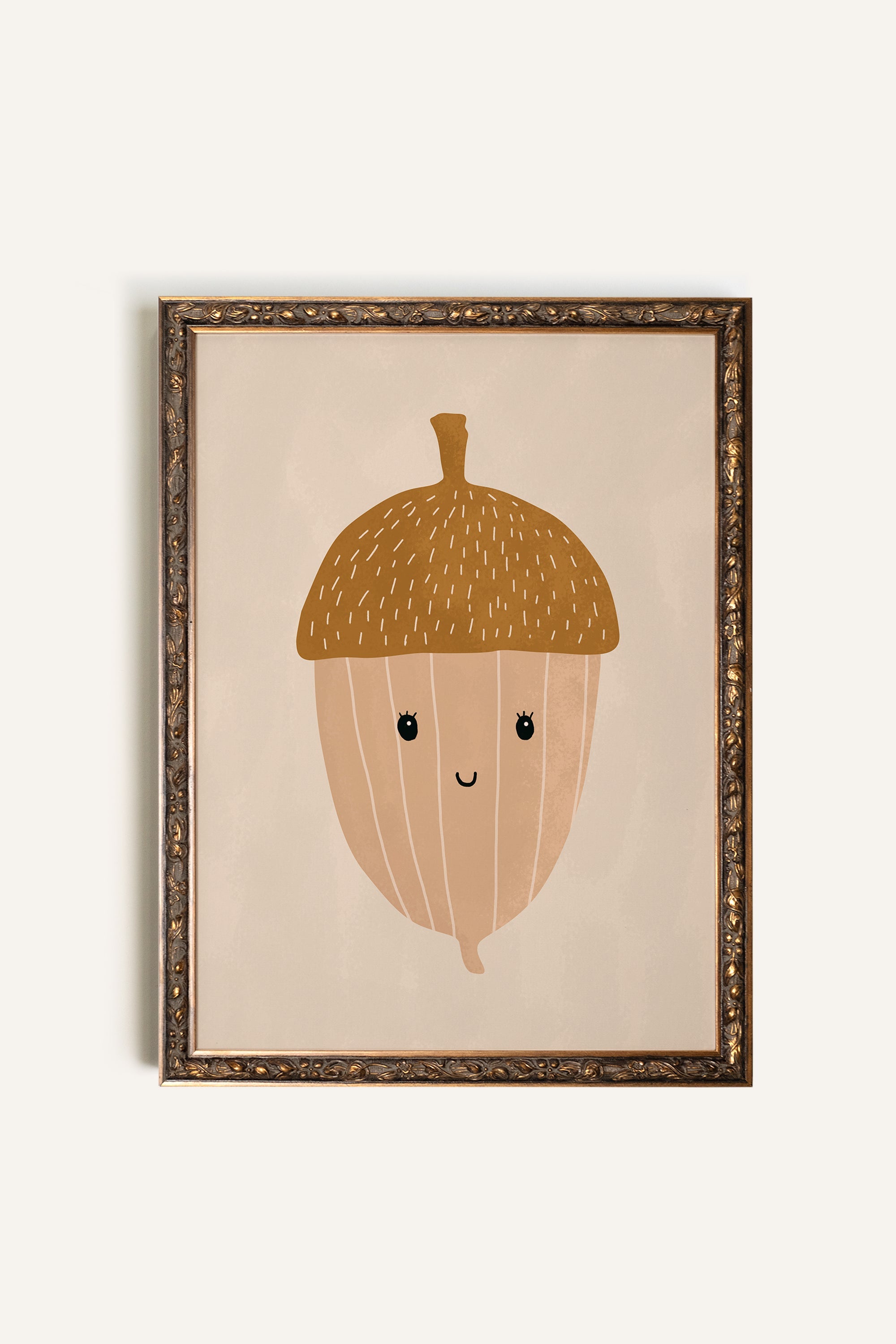 NOISETTE DOUCE, Oeuvre sur toile rigide, encadré Vintage Bronze