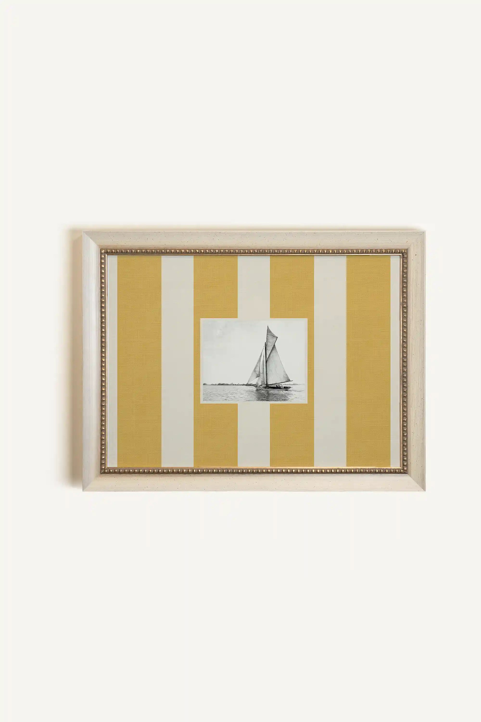 SILENCE MARIN, Oeuvre sur toile rigide, encadré signature Atelier Dansereau