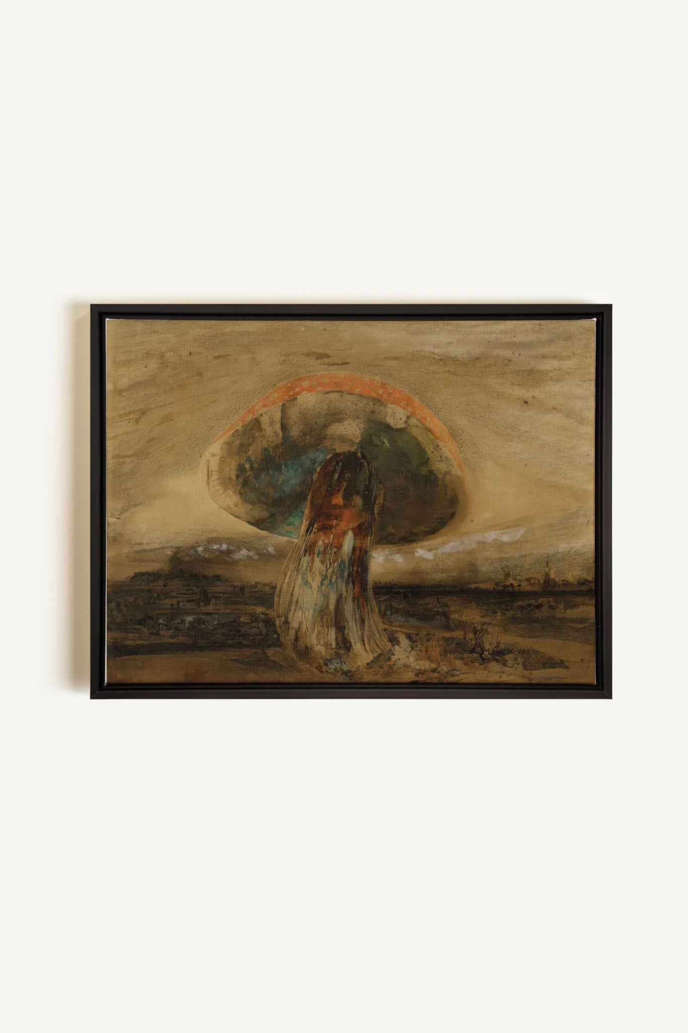 ROOTED DREAM, Oeuvre sur toile étirée, encadré Noir