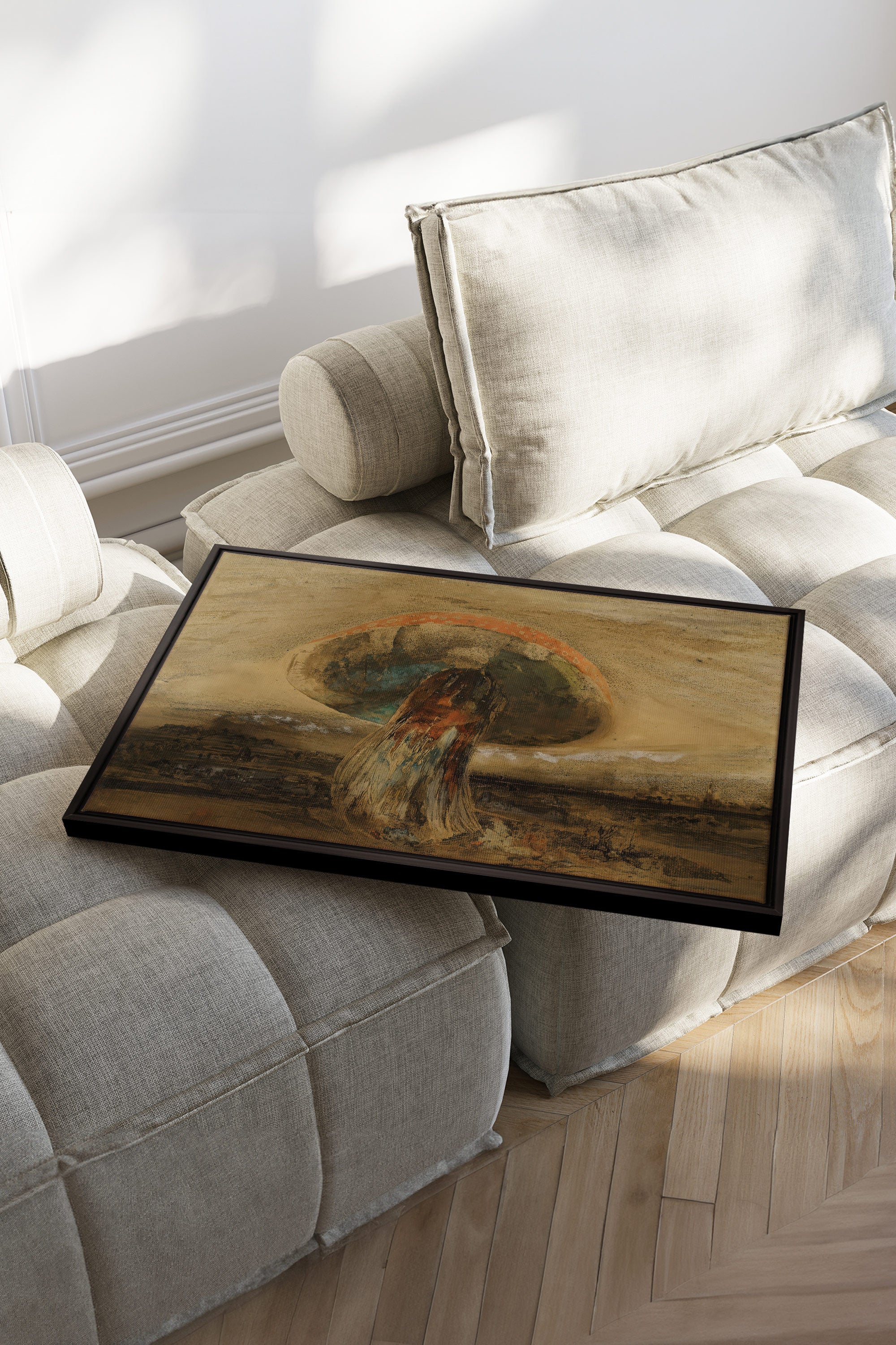 ROOTED DREAM, Oeuvre sur toile étirée, encadré Noir