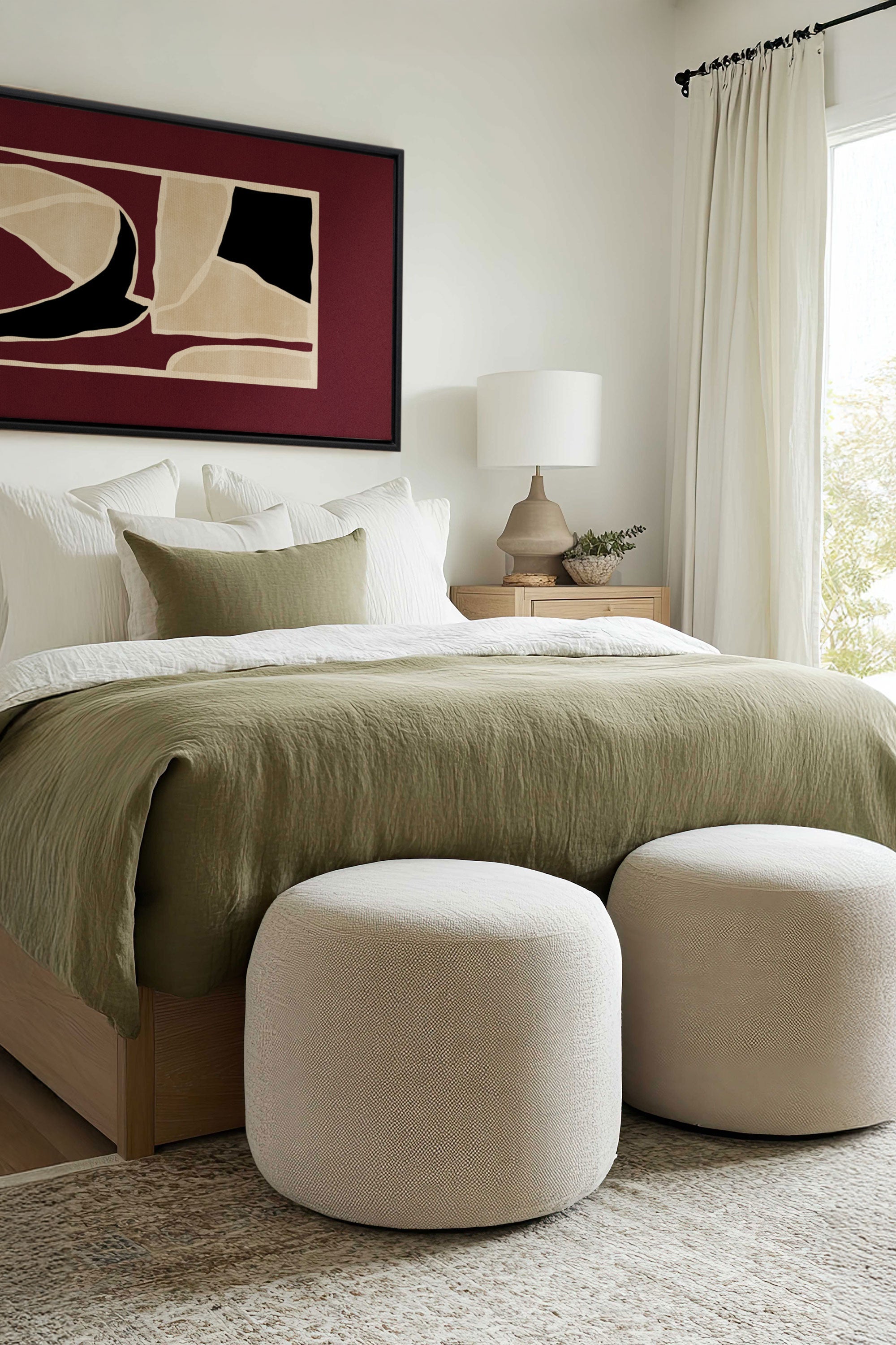 OLEKA CANVAS - FRAGMENT OF BALANCE, Oeuvre sur toile étirée, encadré Noir