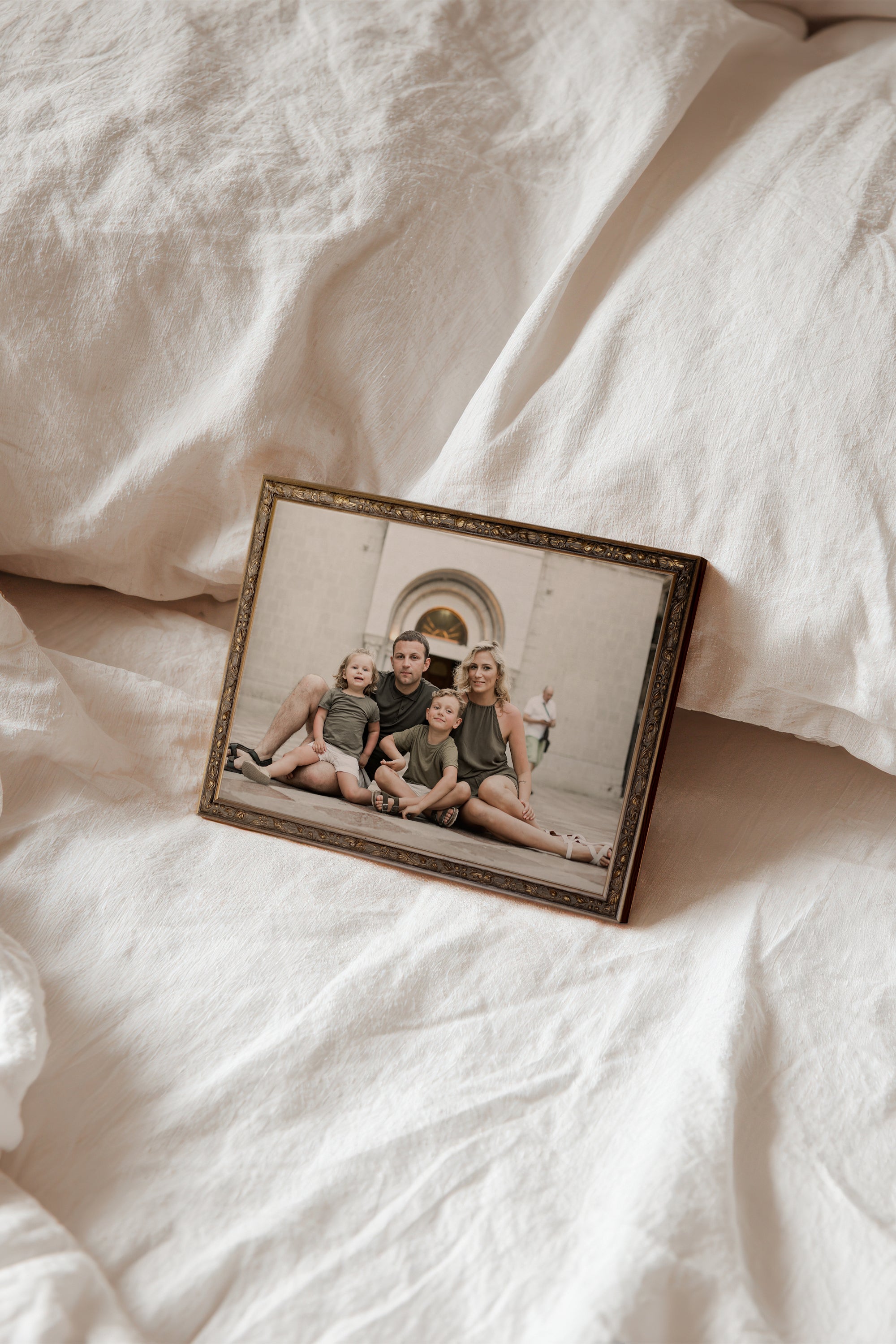 Toile vintage encadrée personnalisée