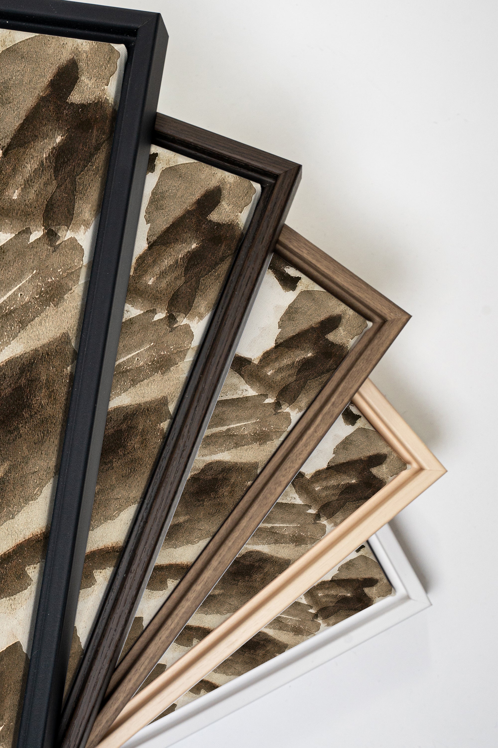 TERRE HUMAINE, Artwork on stretched canvas, framed in black