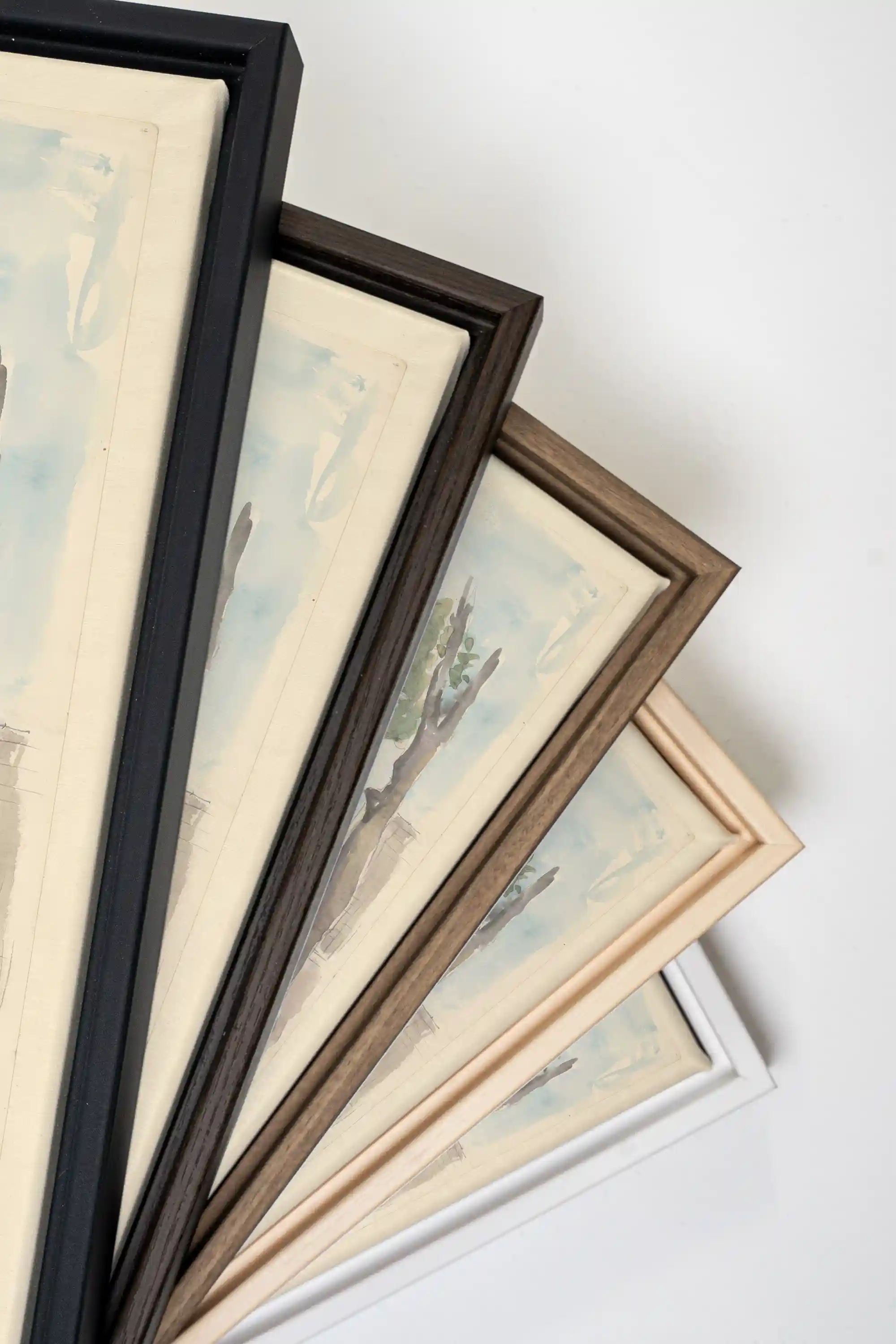 DREAM OF HOUSES DUO, 2 Works on stretched canvas, framed Black