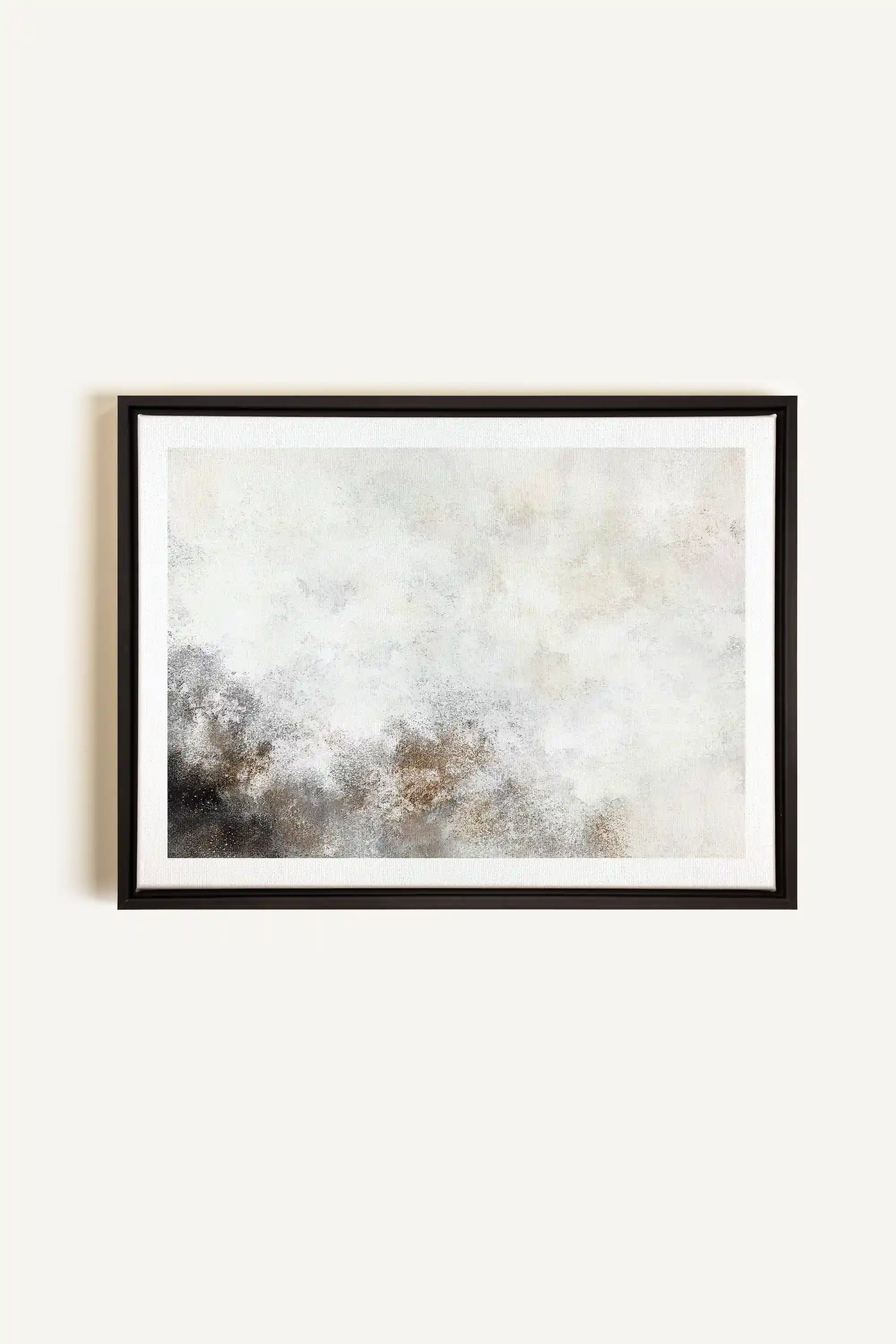 FADED ESSENCE, Oeuvre sur toile étirée, encadré Noir