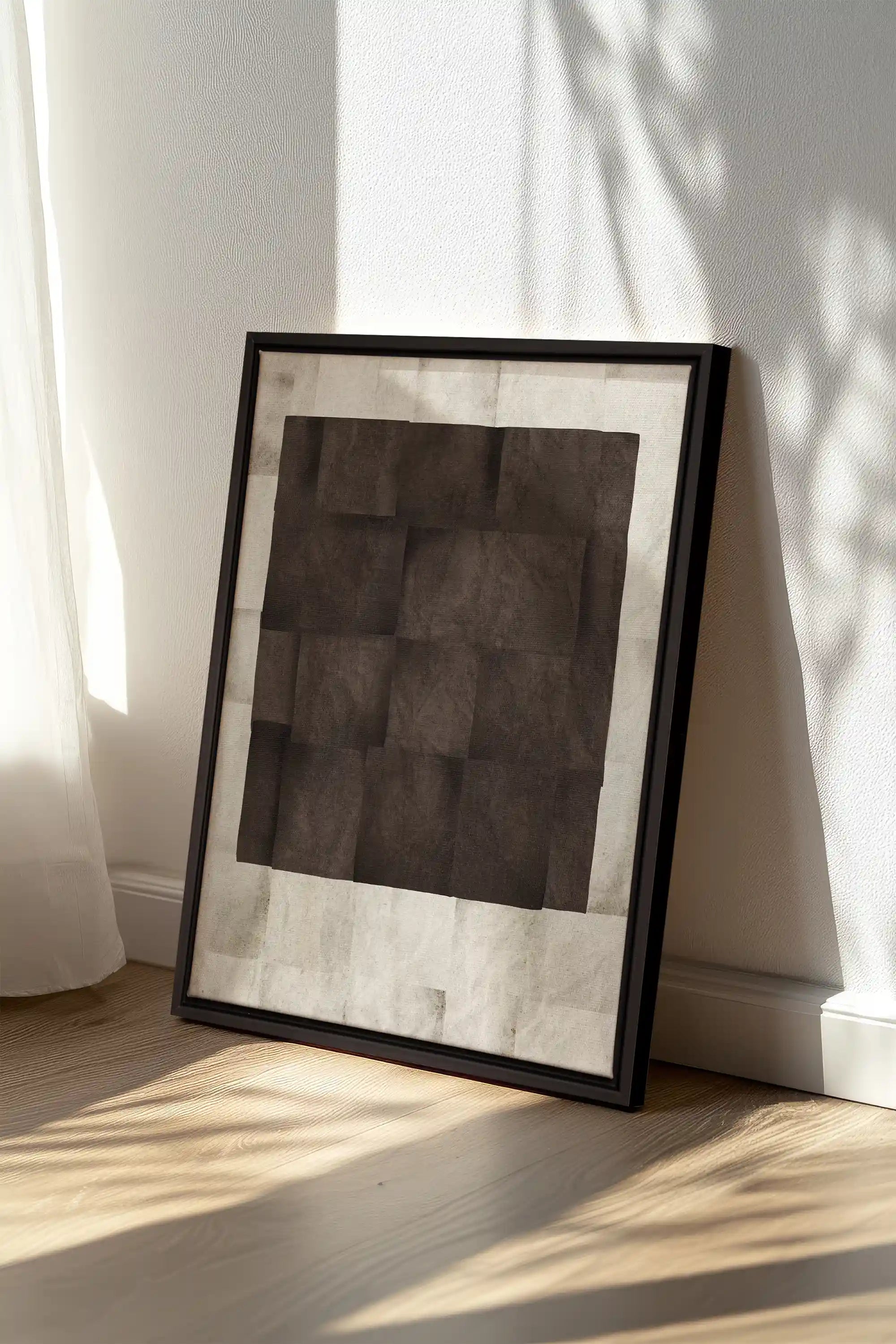 GENESIS, Artwork on stretched canvas, framed in black