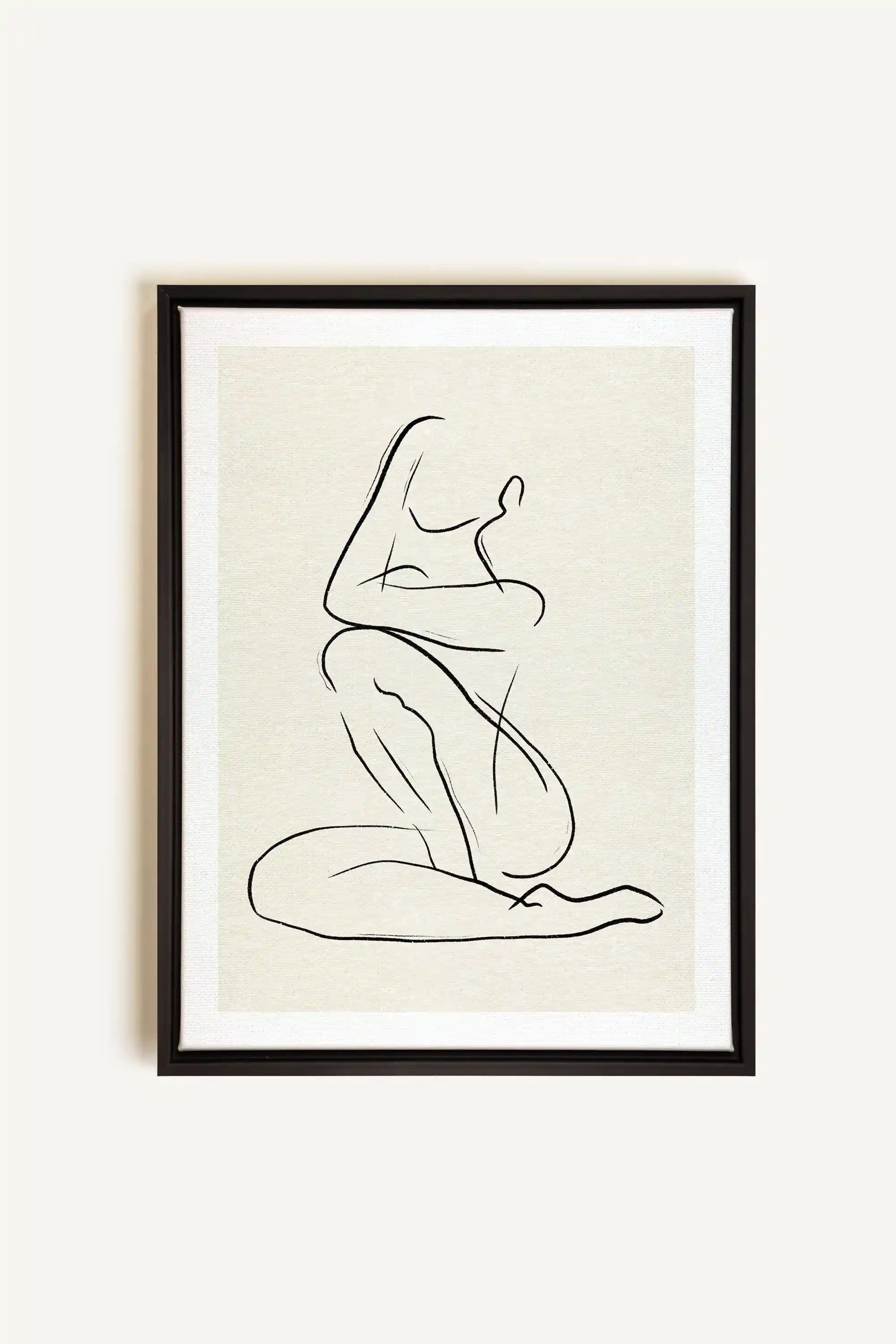 GESTURE OF PEACE, Oeuvre sur toile étirée, encadré Noir