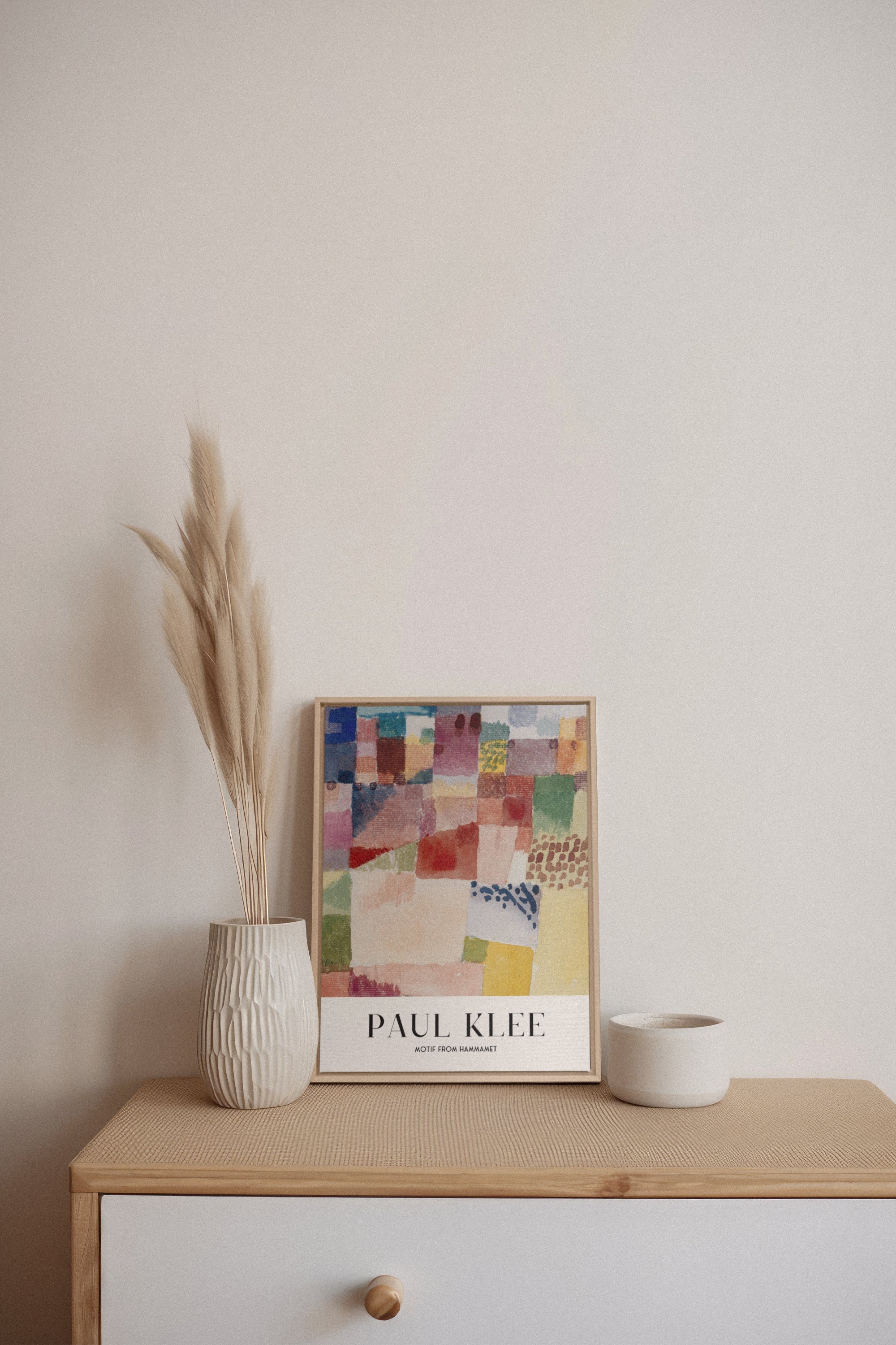 OLEKA CANVAS - PAUL KLEE II, Oeuvre sur toile étirée, encadré Naturel Clair