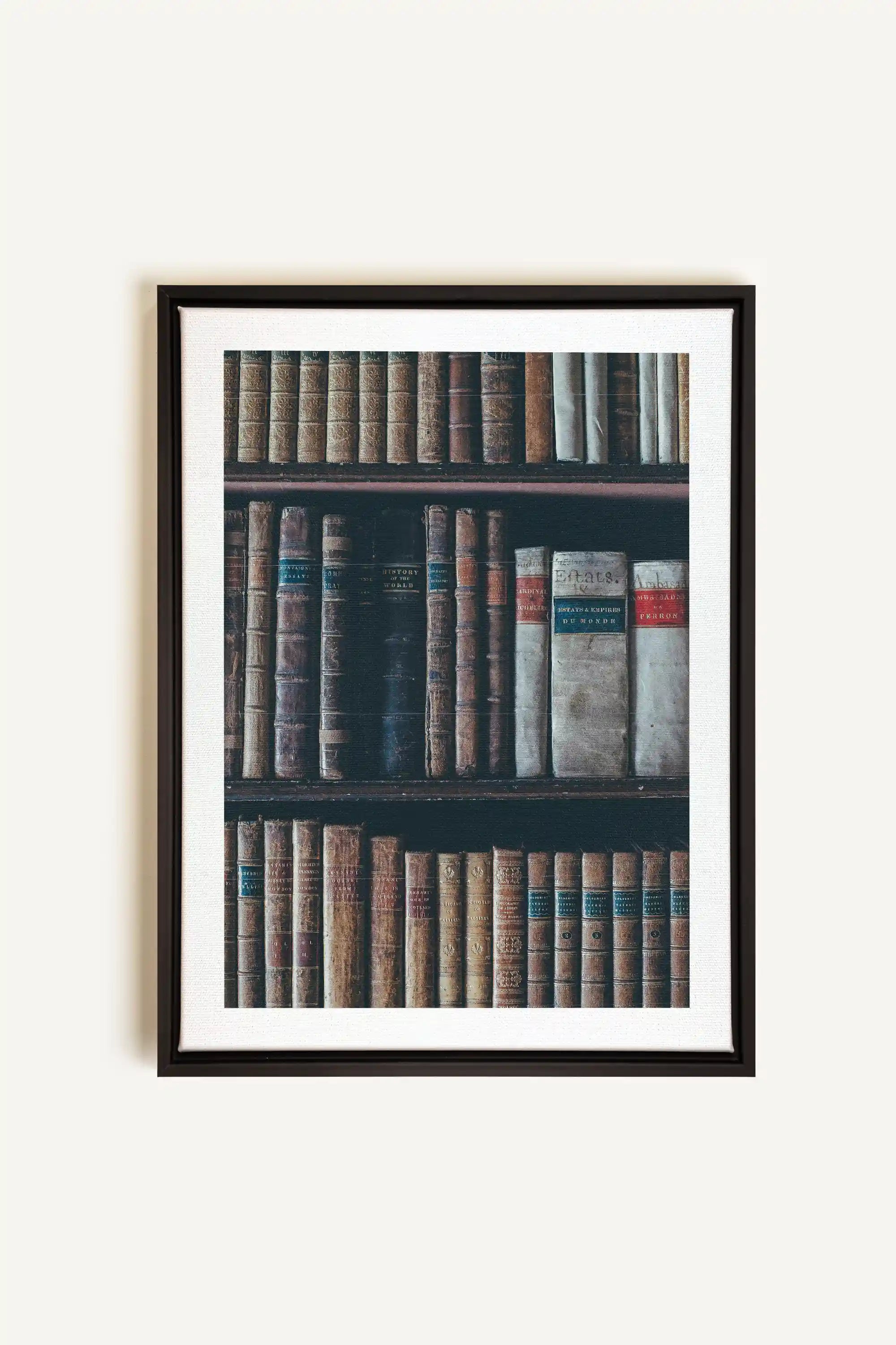 SAVOIR OCCULTE, Artwork on stretched canvas, framed in black