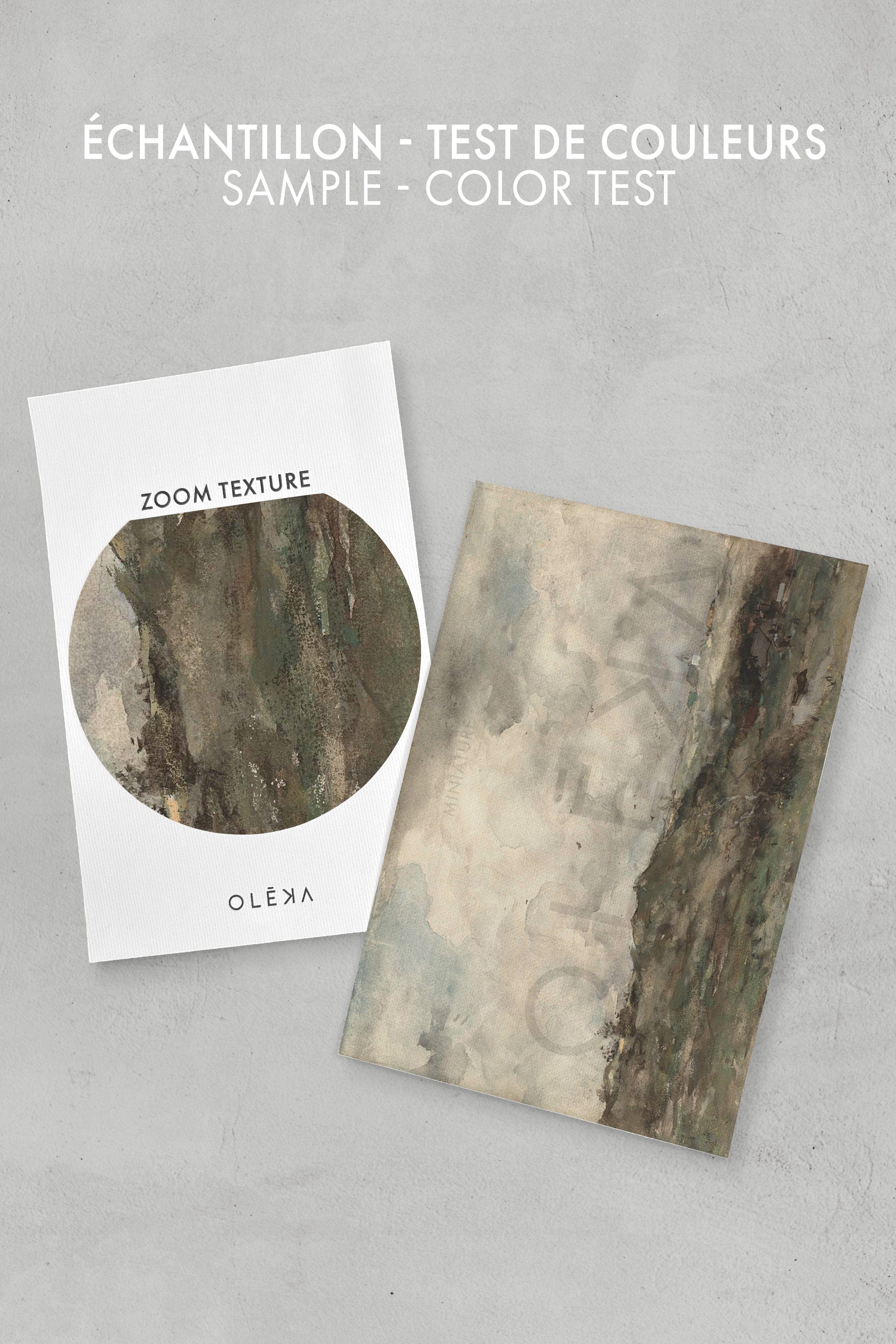 OLEKA CANVAS - SHORELINE, Oeuvre sur toile étirée, encadré Brun Noyer