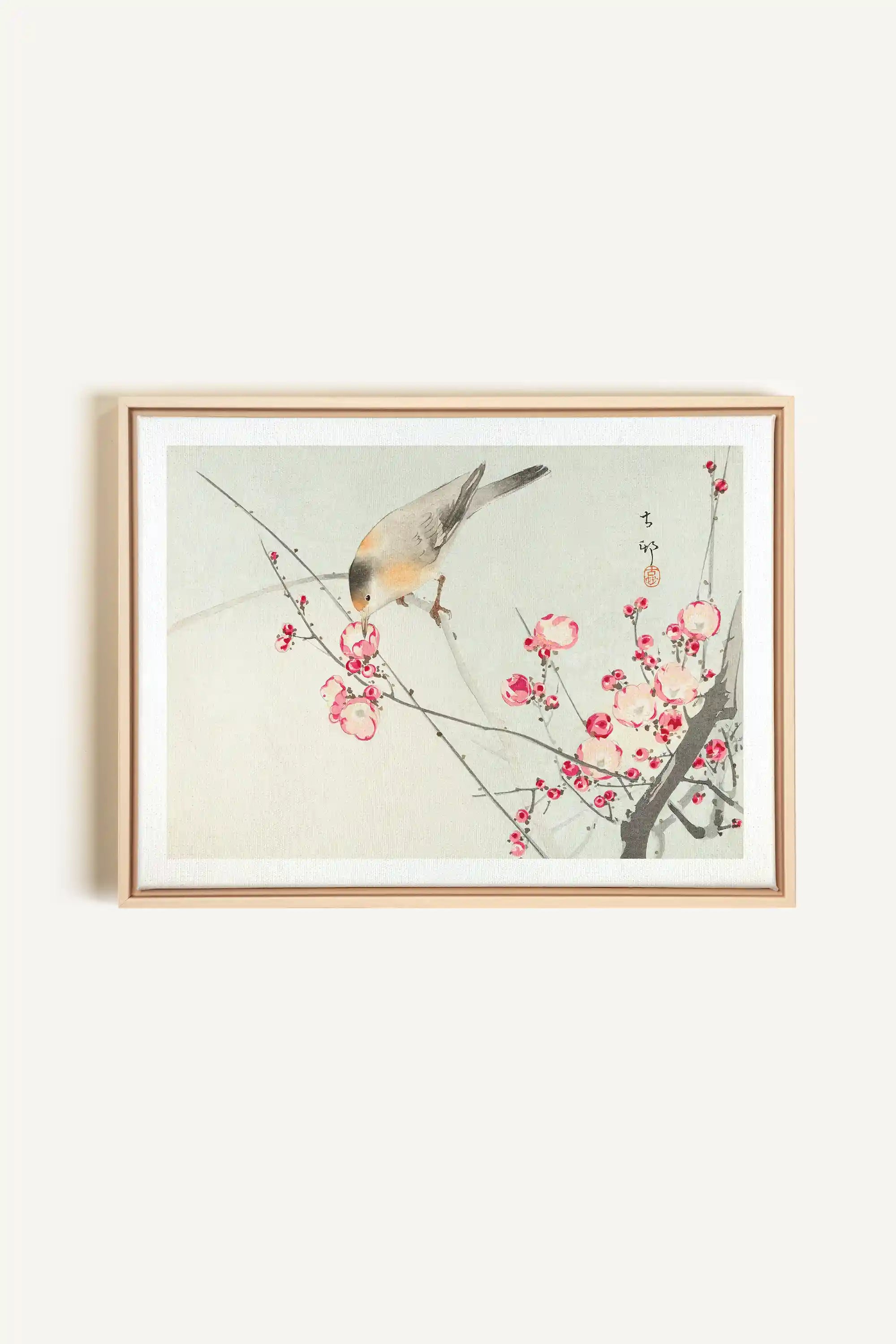 SONGBIRD, Oeuvre sur toile étirée, encadré Naturel Clair