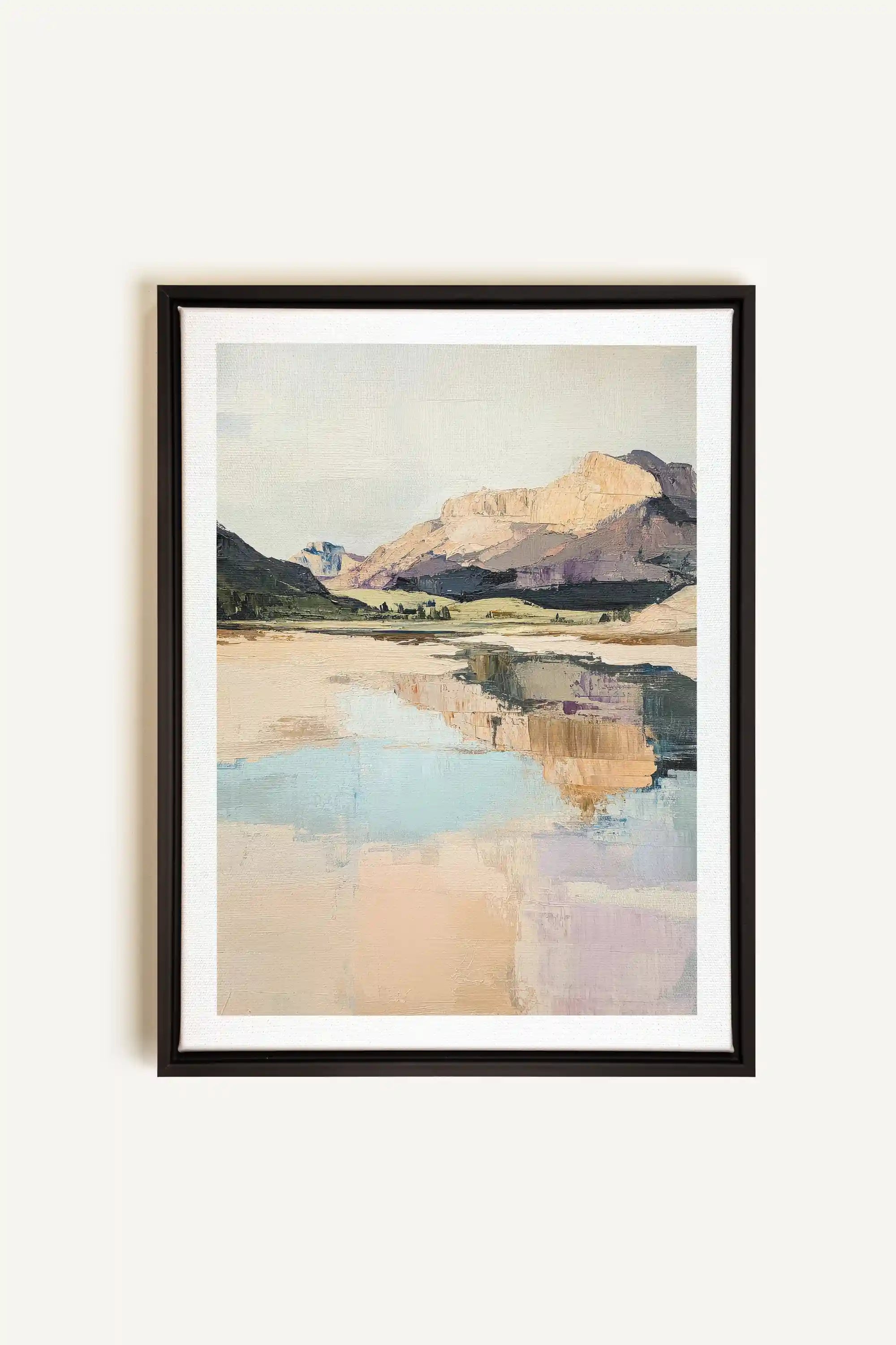 WHISPERS OF THE CANYON, Oeuvre sur toile étirée, encadré Noir