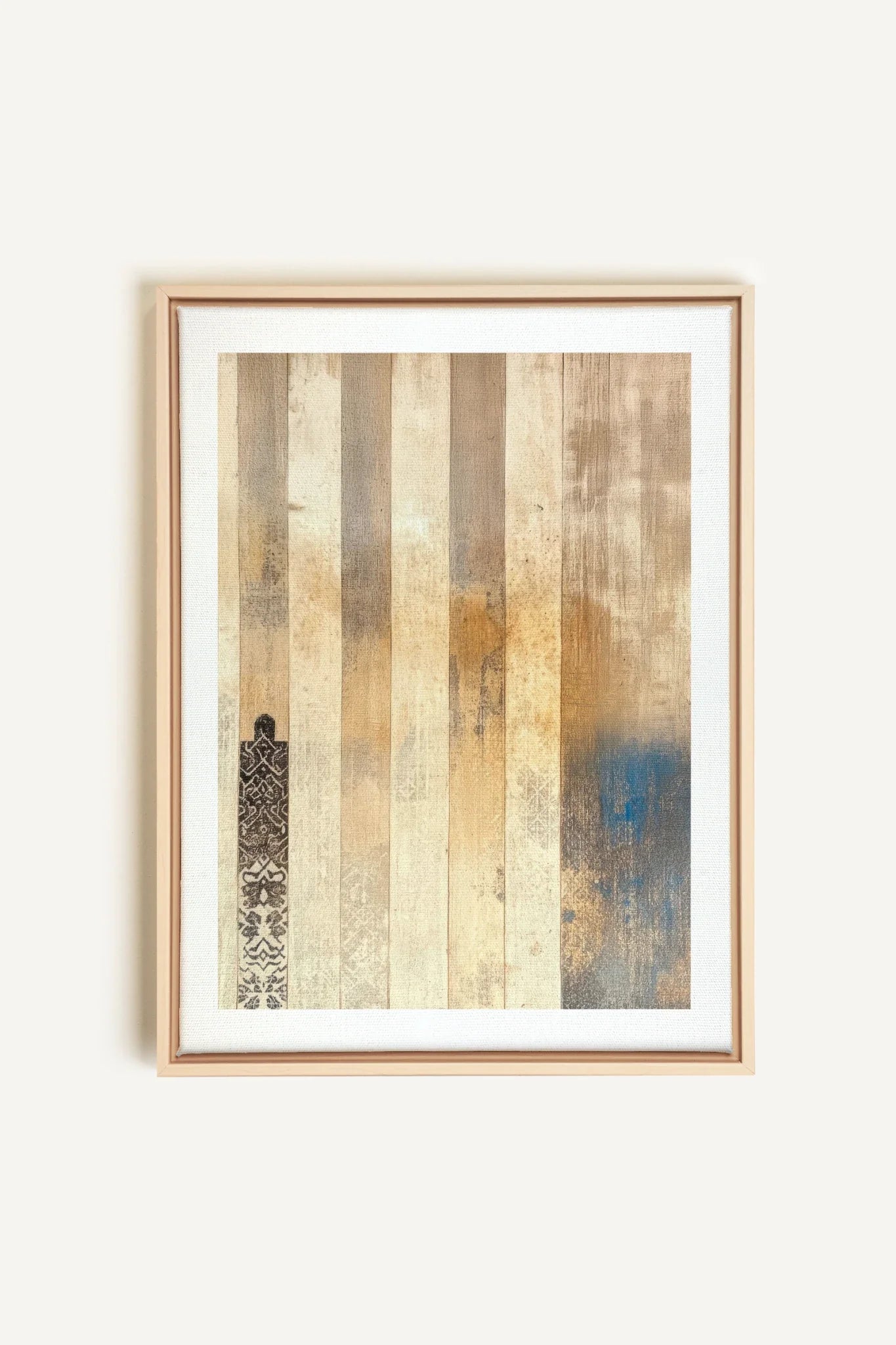 ARTISAN PATINA, Oeuvre sur toile tire, encadr Naturel Clair  Oleka ...