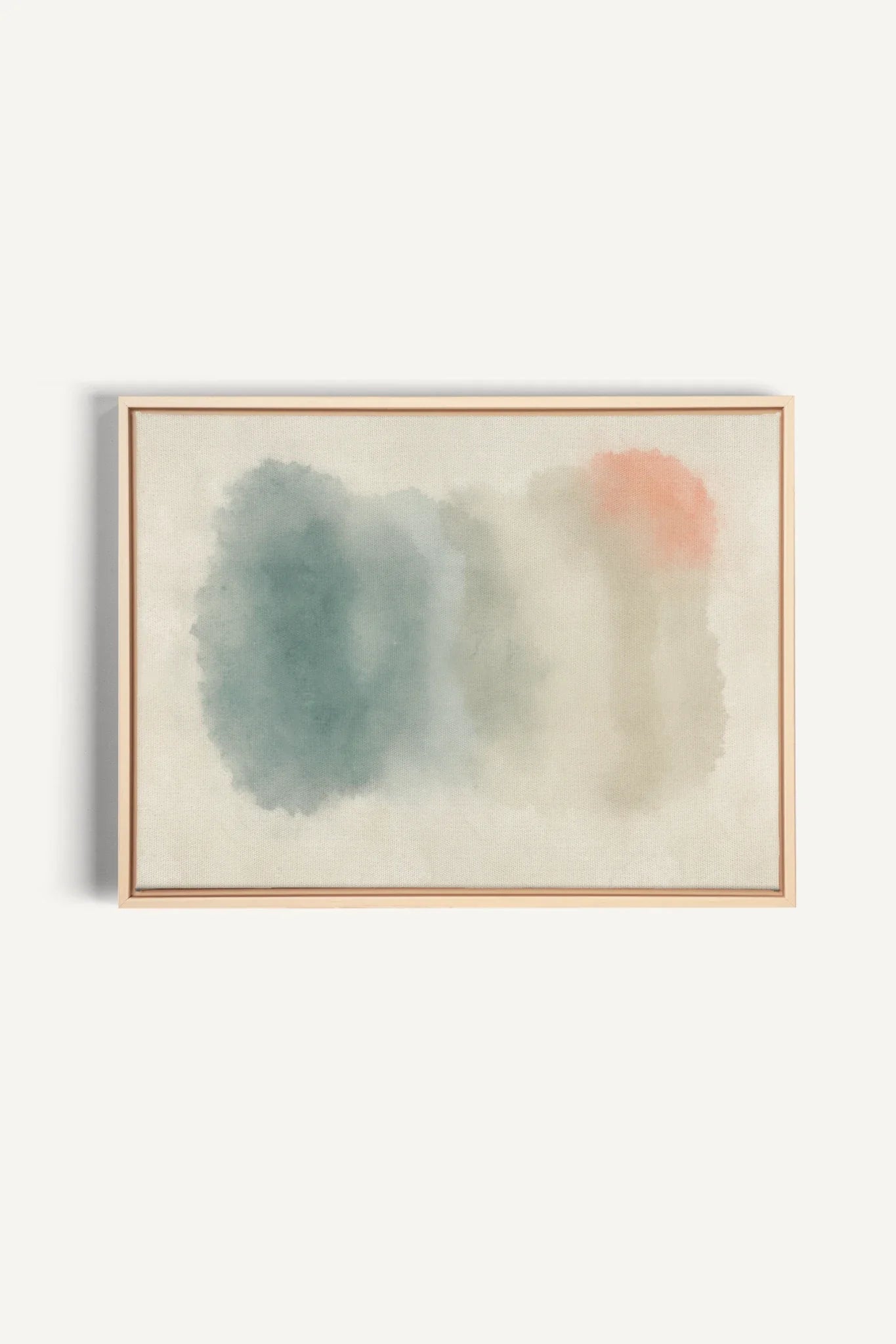 OLEKA CANVAS - AURORA SHADES, Oeuvre sur toile étirée, encadré Naturel Clair