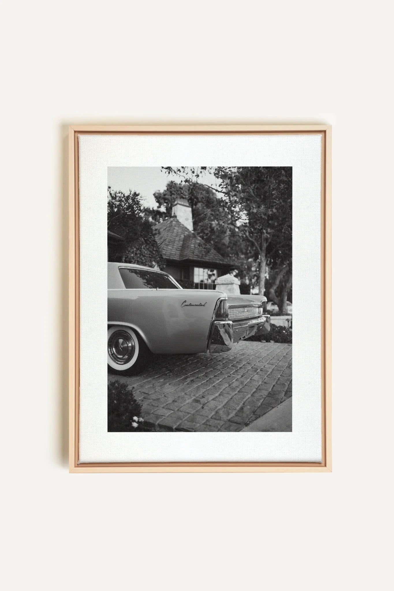 OLEKA CANVAS - CONTINENTAL CHARM, Oeuvre sur toile étirée, encadré Naturel Clair