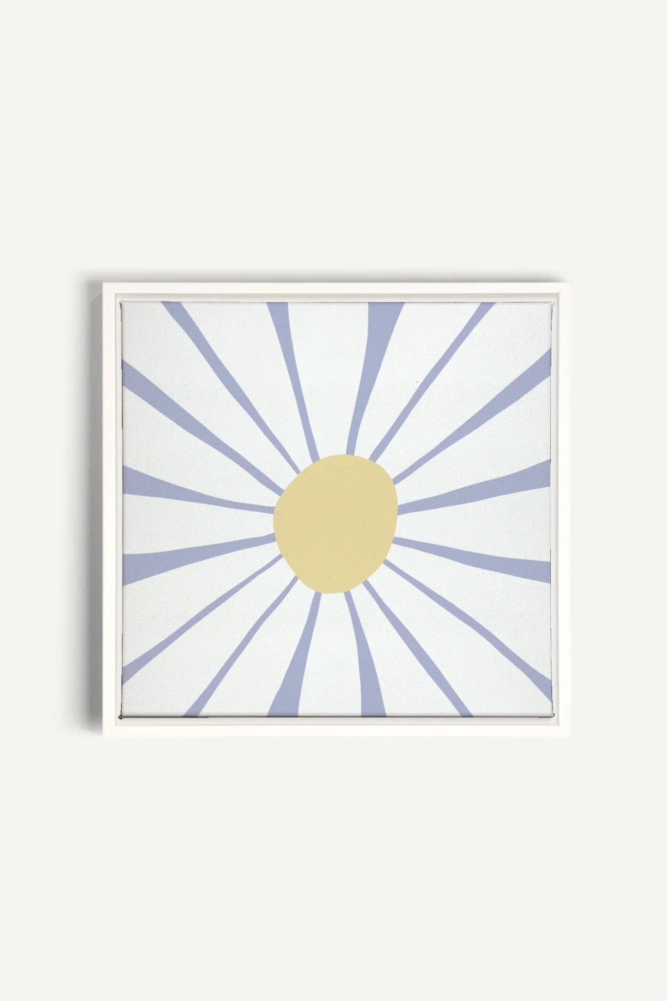 OLEKA CANVAS - DAISY DREAM, Oeuvre sur toile étirée, encadré Blanc