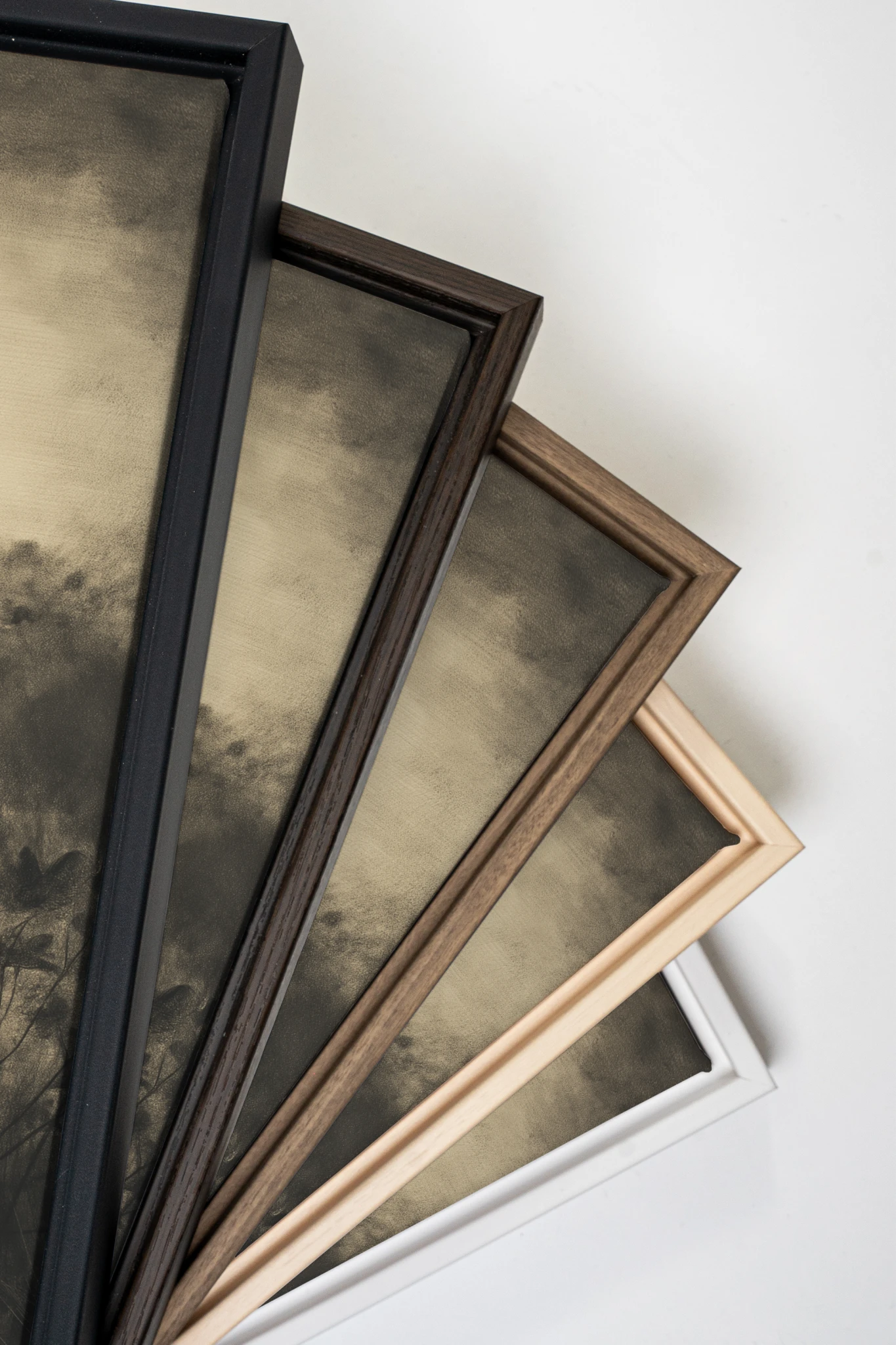 DAWN AWAKENS, Artwork on stretched canvas, Walnut Brown frame