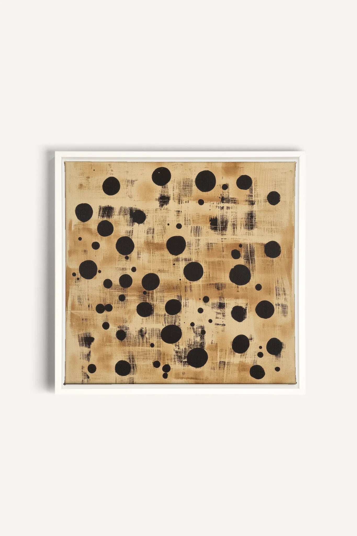 OLEKA CANVAS - EARTHLY CONSTELLATION, Oeuvre sur toile étirée, encadré Blanc