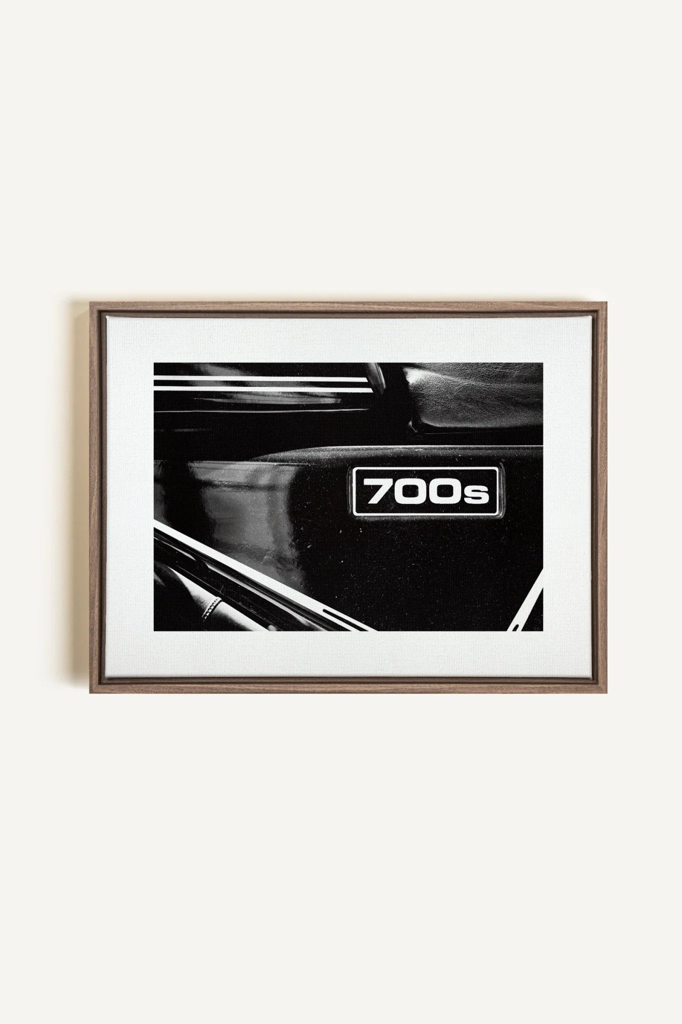 OLEKA CANVAS - FAST LANE, Oeuvre sur toile étirée, encadré Brun Chêne