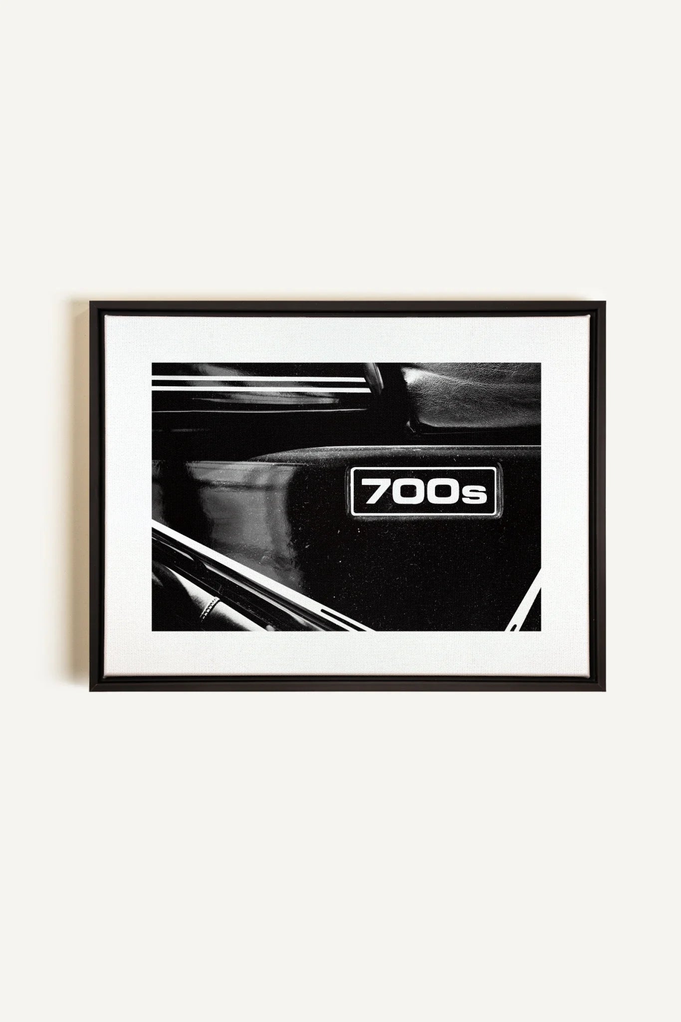 OLEKA CANVAS - FAST LANE, Oeuvre sur toile étirée, encadré Noir